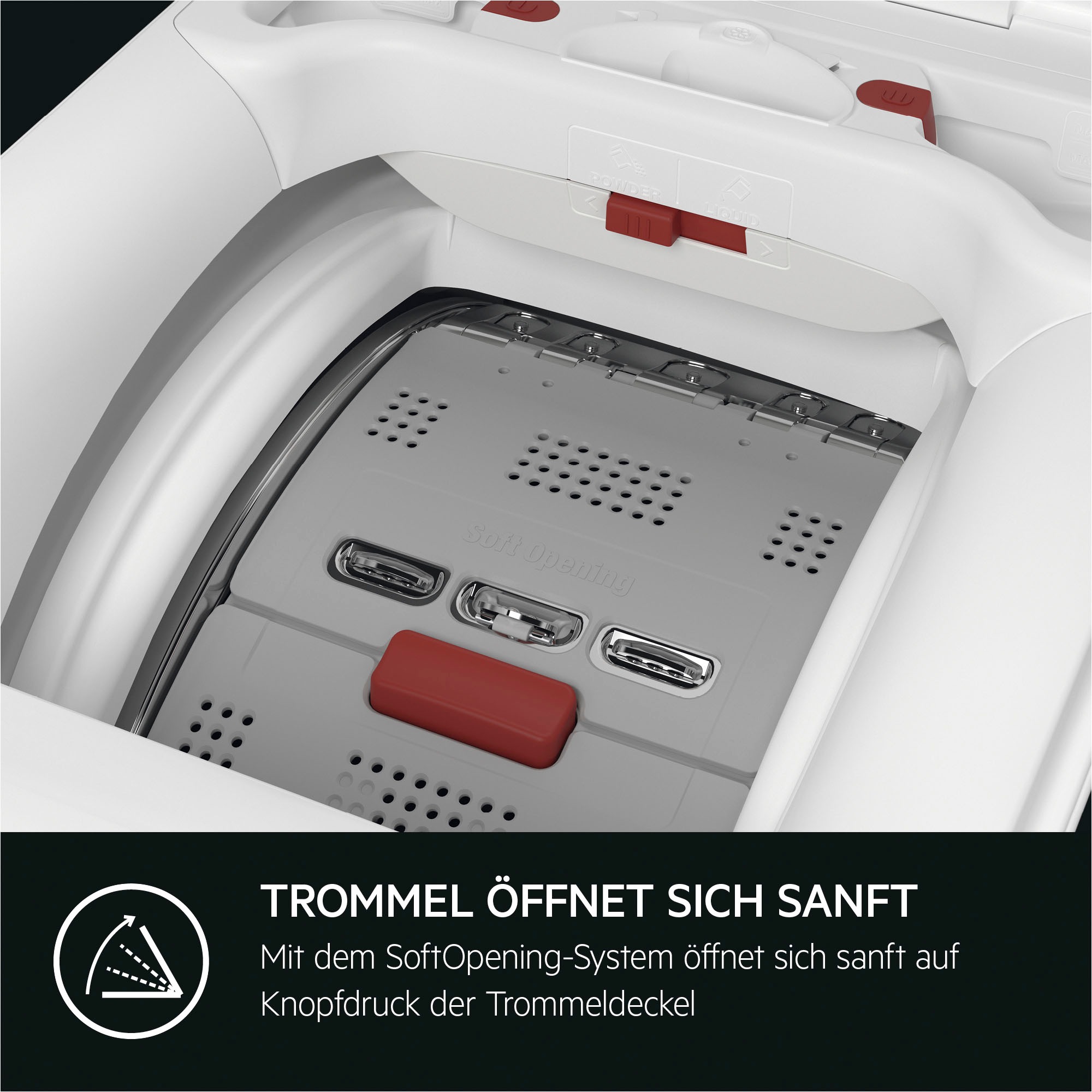 AEG Waschmaschine Toplader »LTR6C360TL 913143648«, 6 kg, 1300 U/min, ProSense® Mengenautomatik​ - spart bis 40% Zeit, Wasser und Energie