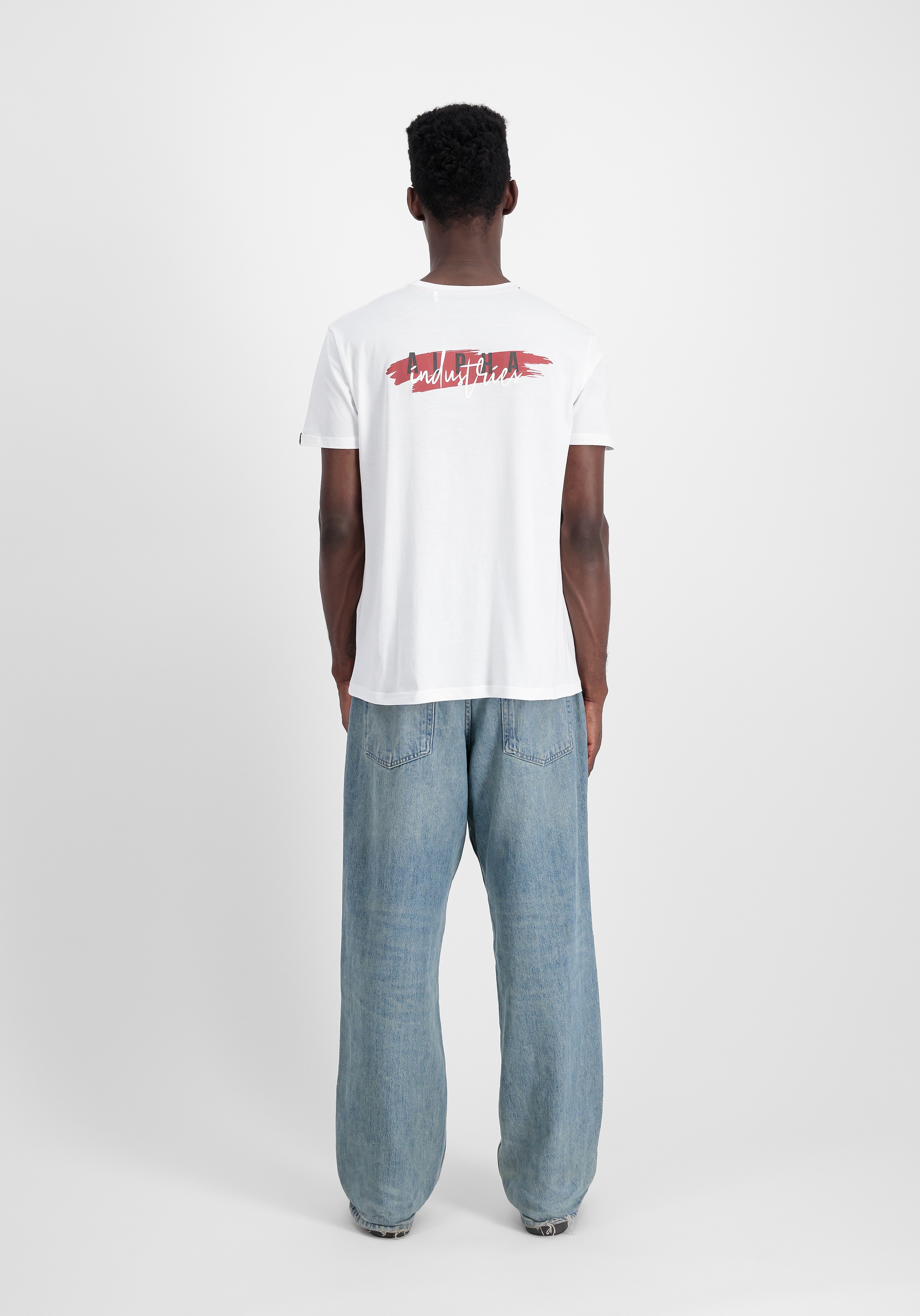 Alpha Industries T-Shirt »Alpha Industries Men - T-Shirts Signature Puff Print BP T«
