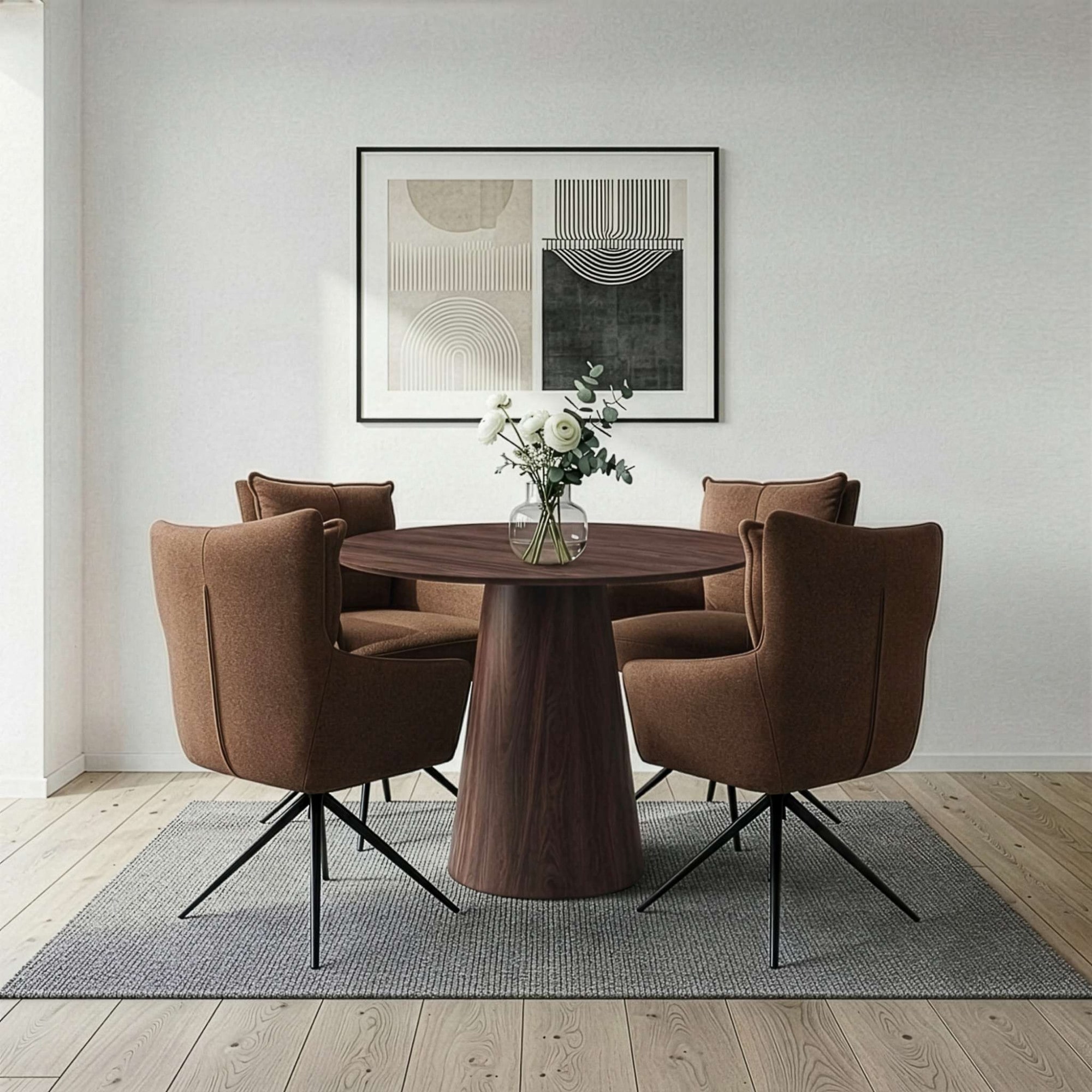 OTTO home Esstisch »Mincio« Runder Esstisch, Holzoptik, Durchmesser 100 cm