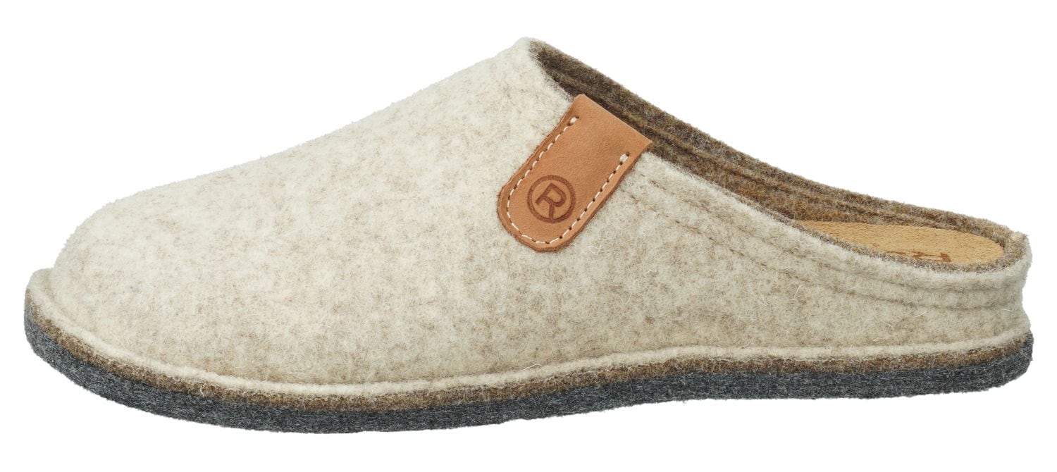 Rohde Pantoffel »CALMYS N°15«  Clog, Hausschuh, Homeslipper, Filz in melierter Optik