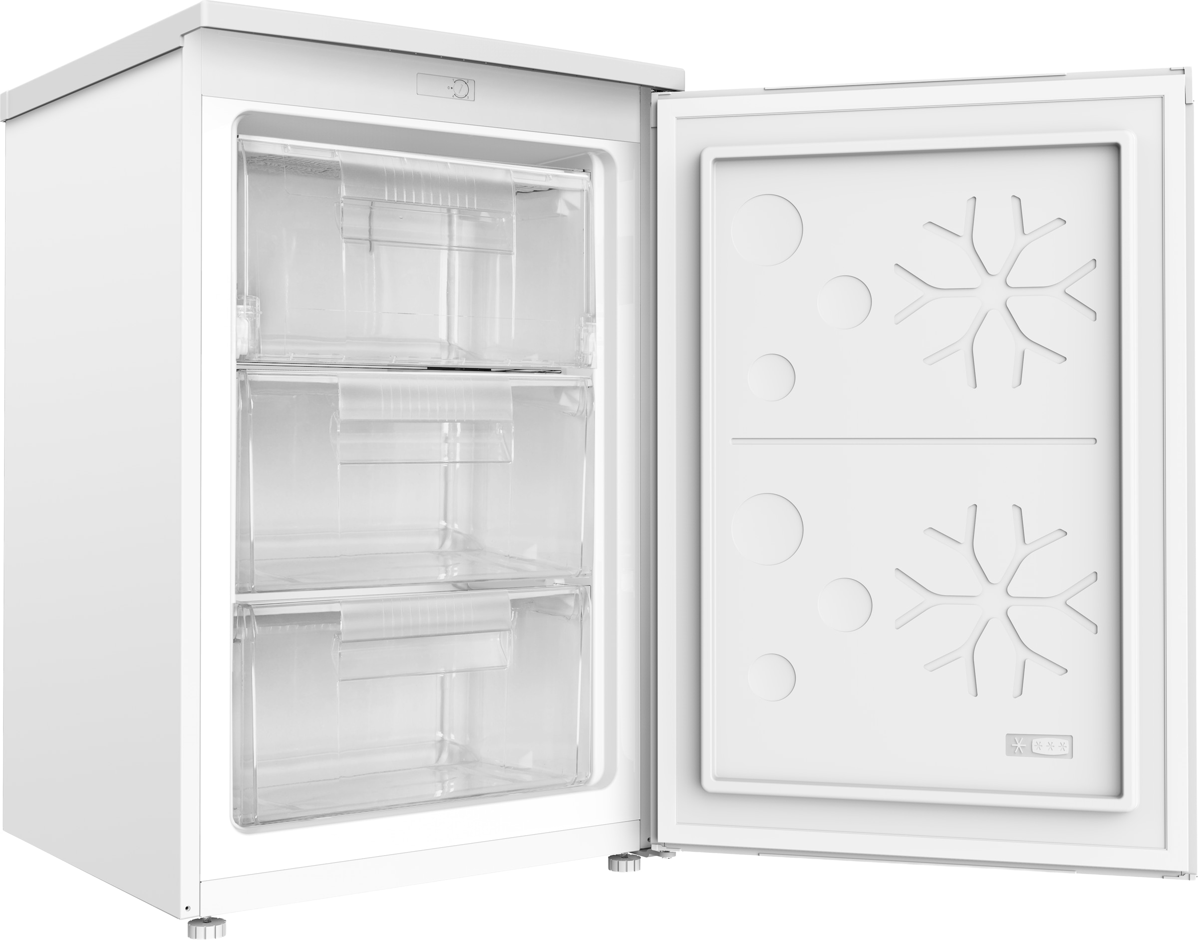 Amica Gefrierschrank »GS 321 101 W« 85 cm hoch 55 cm breit Leise Power für Tiefkühlvorräte – passt in jede Ecke