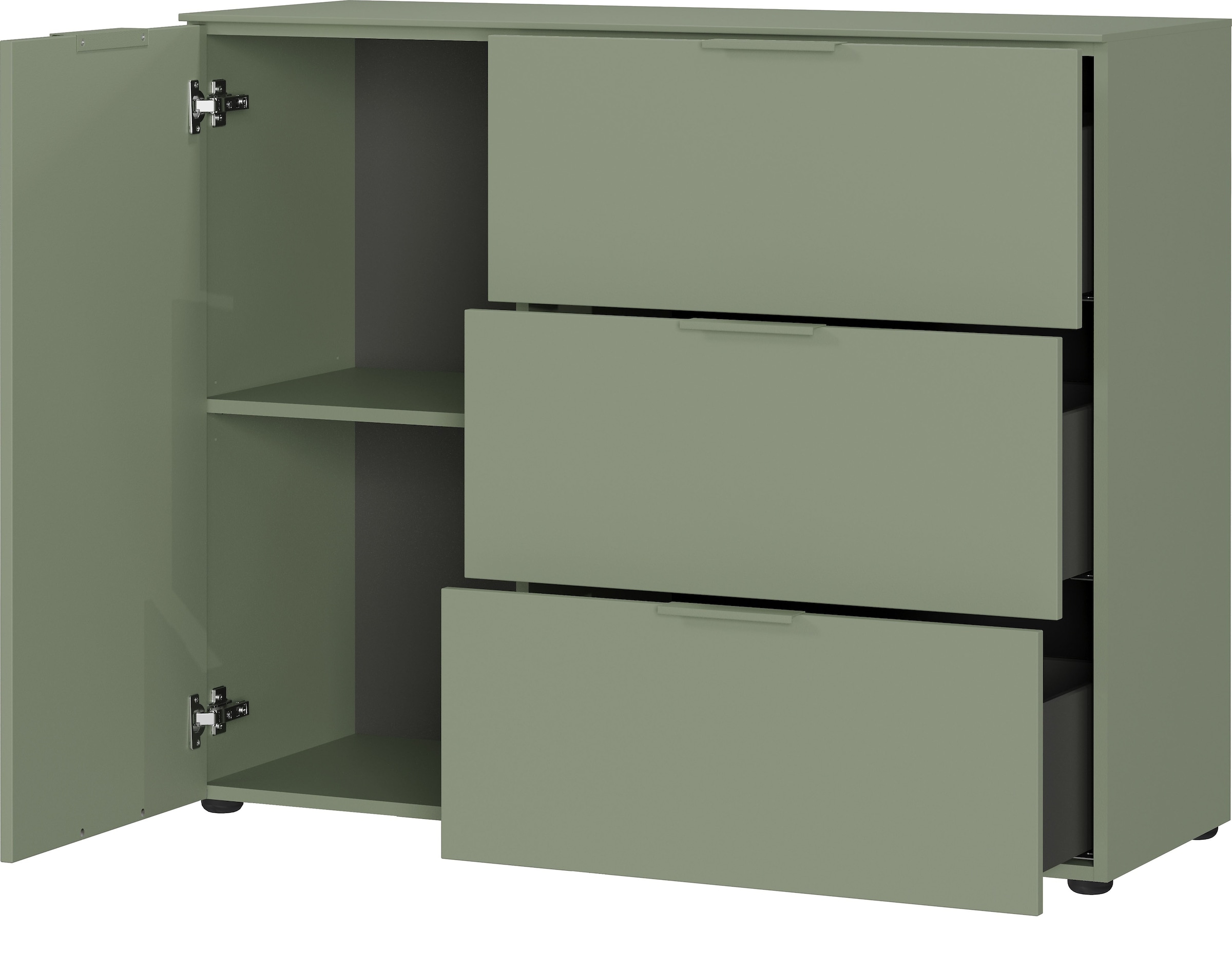 GERMANIA Sideboard »Savoca« 1 Stk. tlg. Breite 109 cm, Soft-close, 2 Fußvarianten inkl., Made in Germany