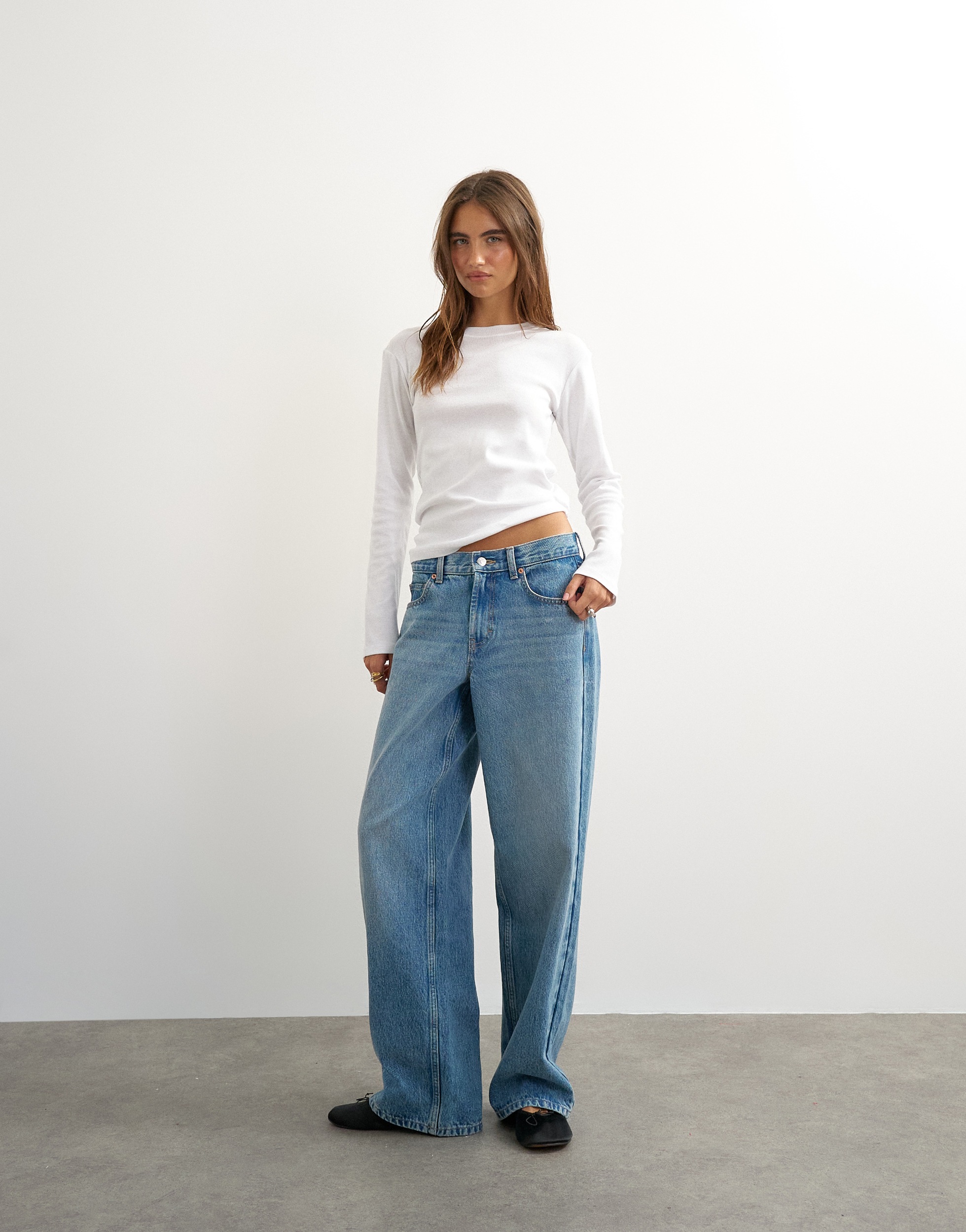 TOPSHOP Langarmshirt »TSEVERYDAY LS TOP JRS NOOS« Baumwolle, regular fit