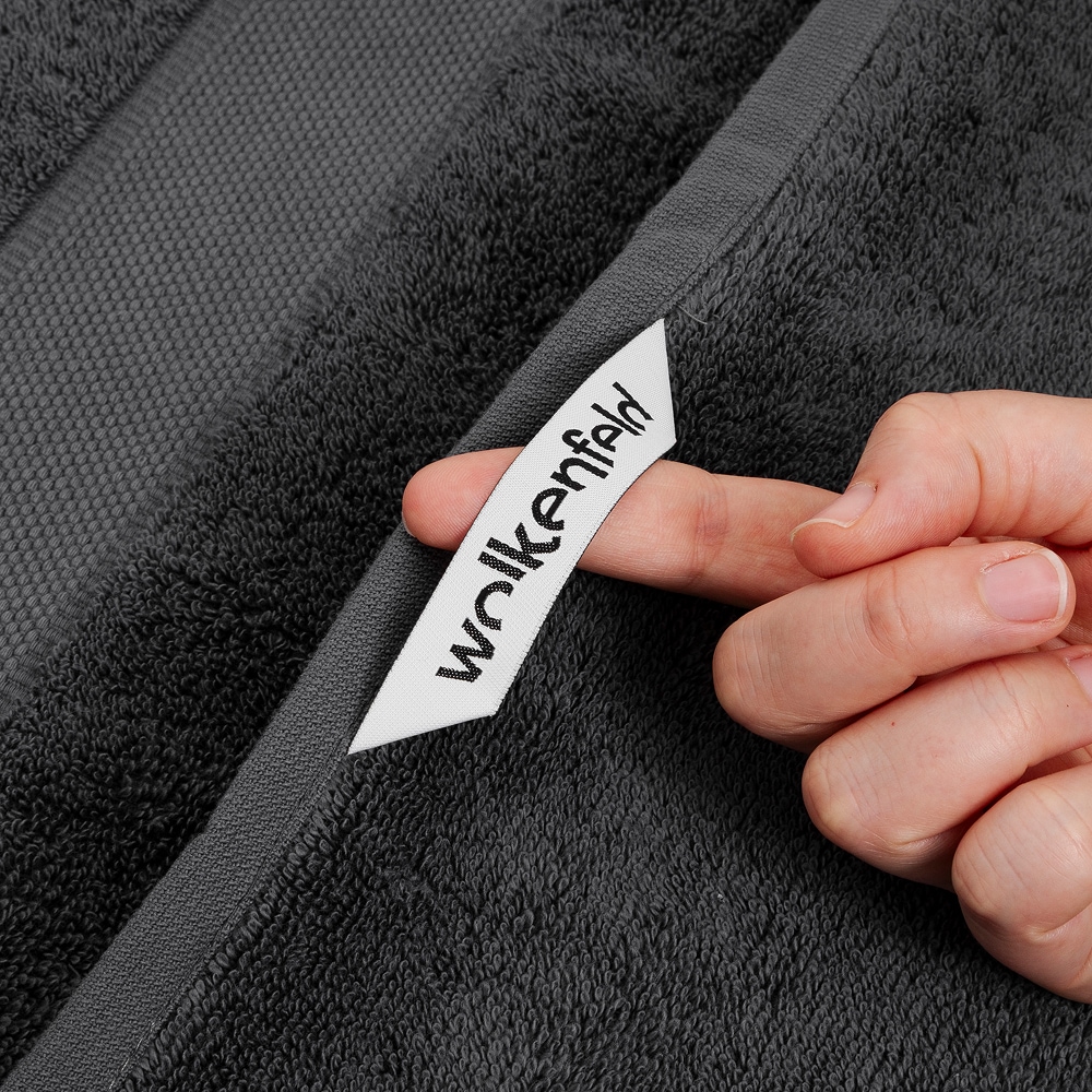 Wolkenfeld Handtuch Set »Premium Low-Twist Baumwolle 550 g/m² – 8-teilig mit Waschlappen« 8 tlg. Frottier