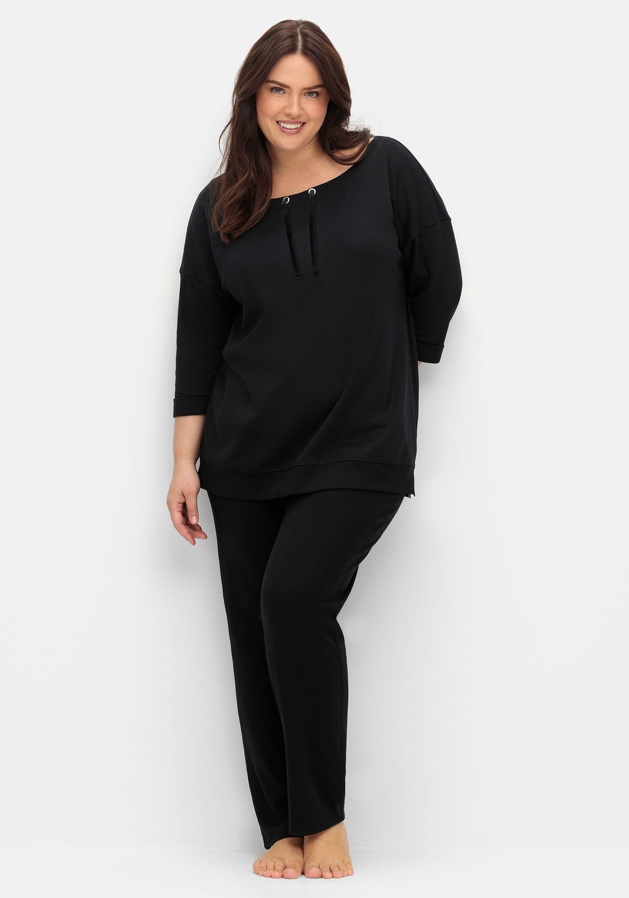 Sheego Sweatshirt »Oversized-Sweatshirt in bequemer Oversizedform«, in bequemer Oversizedform