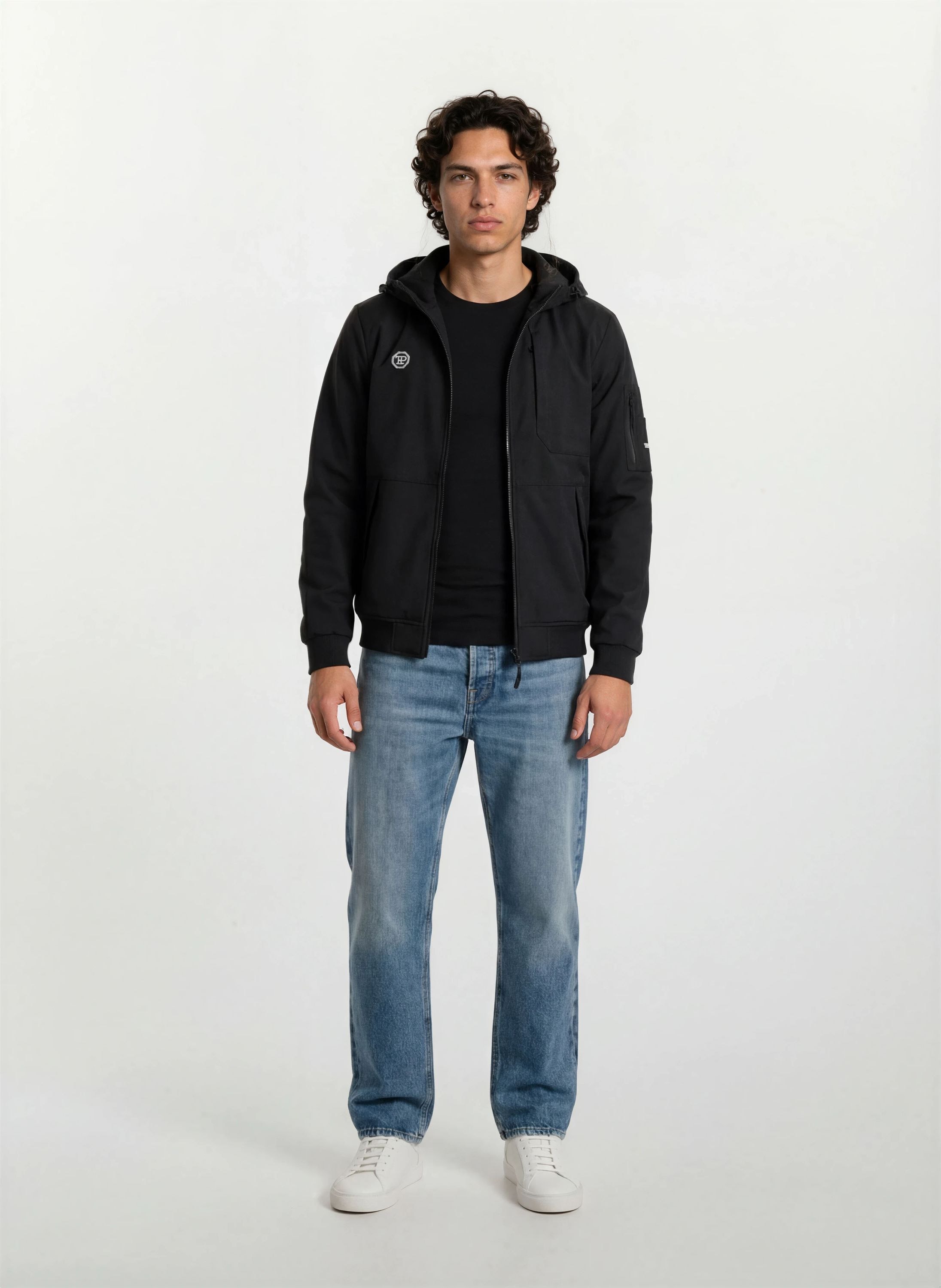 trueprodigy Sommerjacke »Lucas Kapuze diverse Eingrifftaschen und badges« mit Kapuze