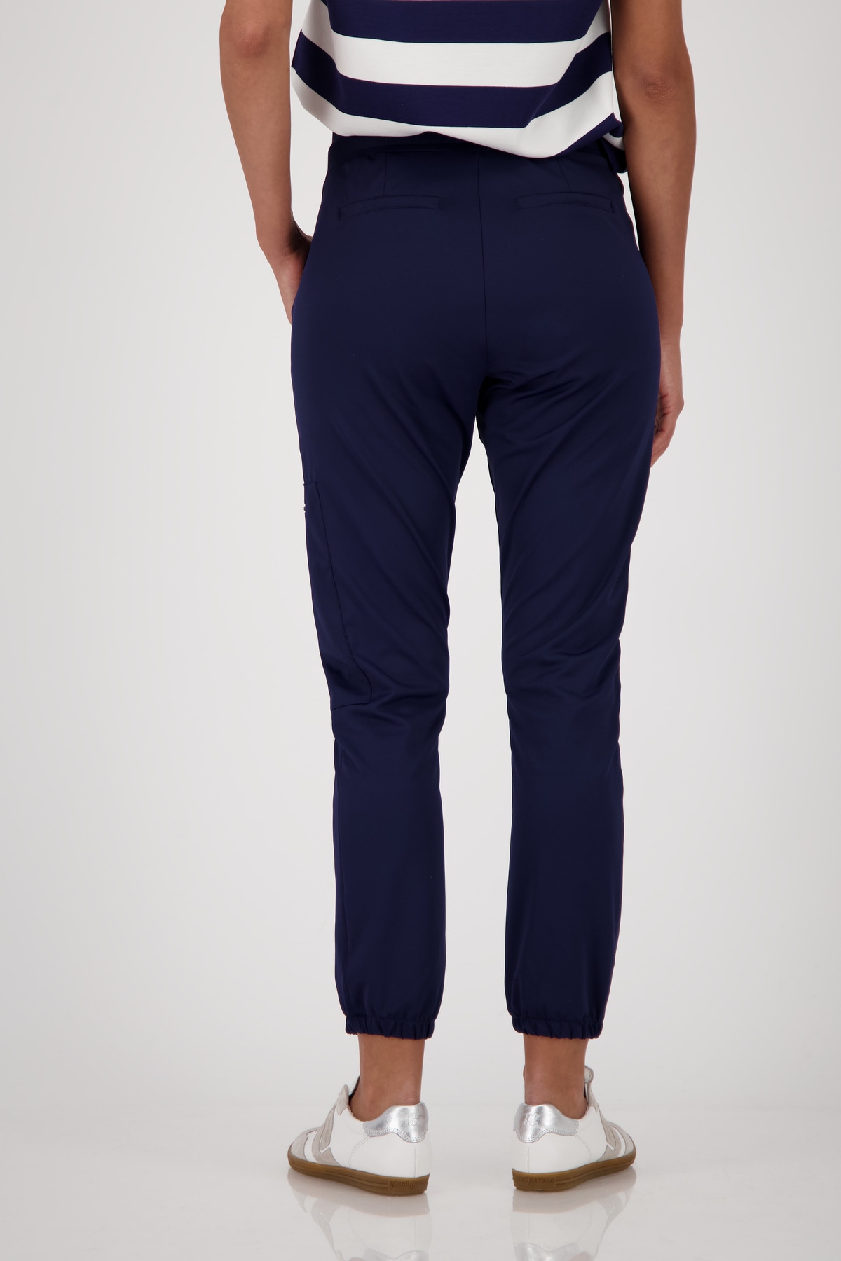 Monari Cargohose »Hose Jersey Cargo 72cm«, Mit elastischem Bund