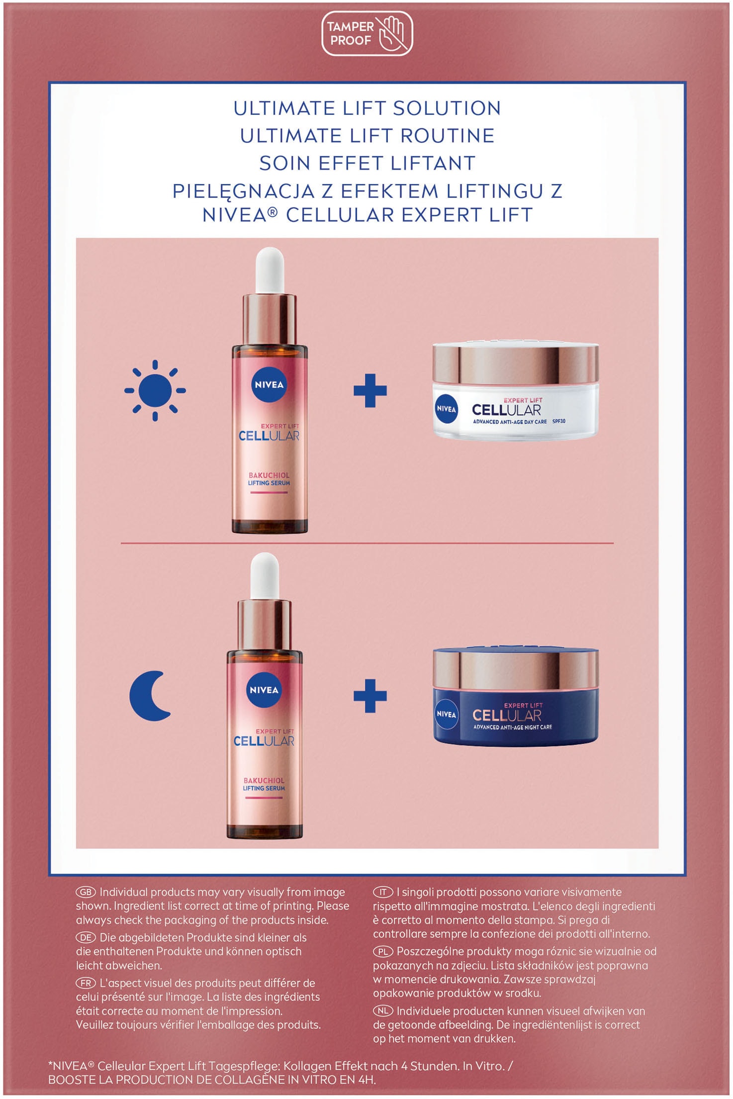 Nivea Gesichtspflege-Set »NIVEA CELLULAR Expert Lift Routine Set«