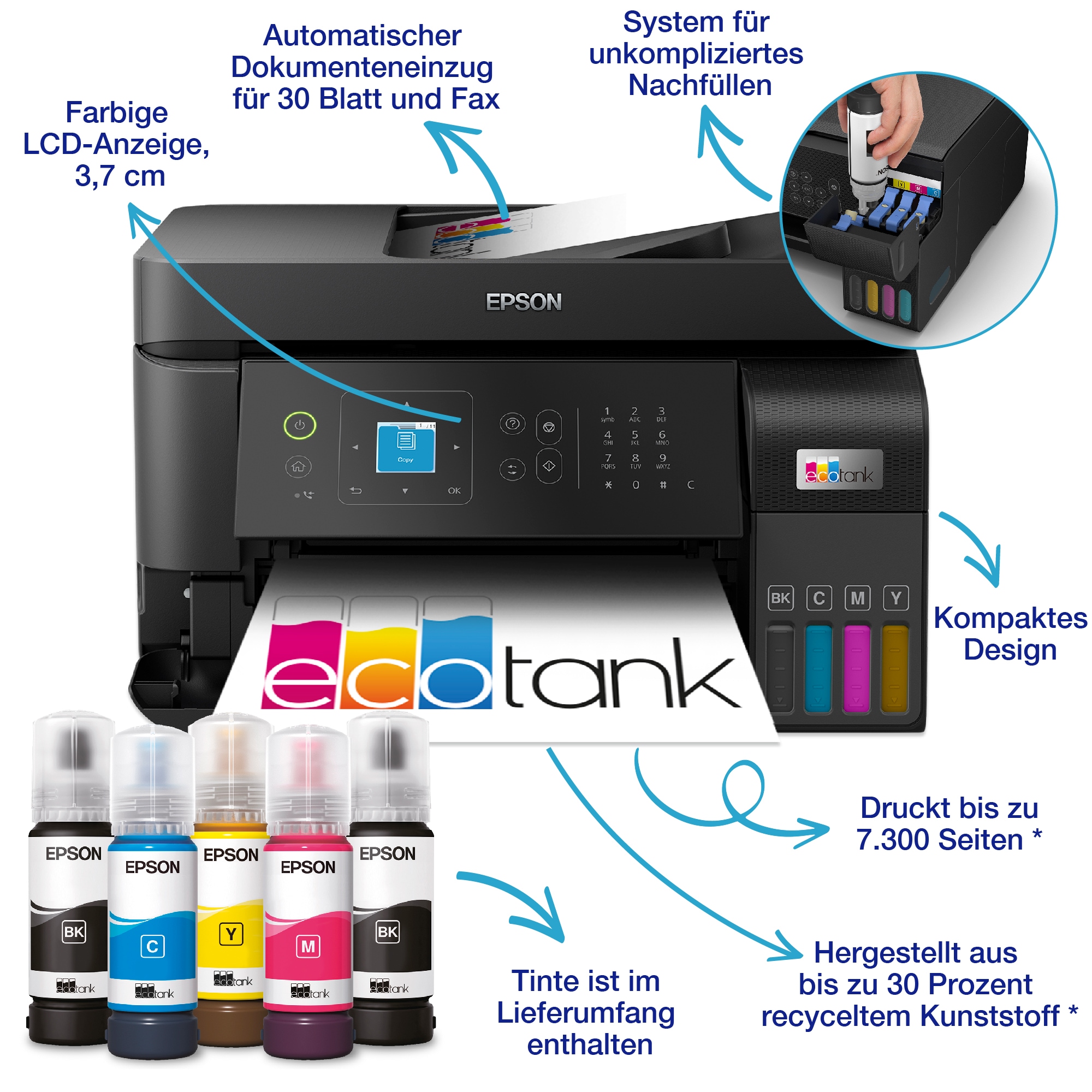 Epson Multifunktionsdrucker »EcoTank ET-4810«