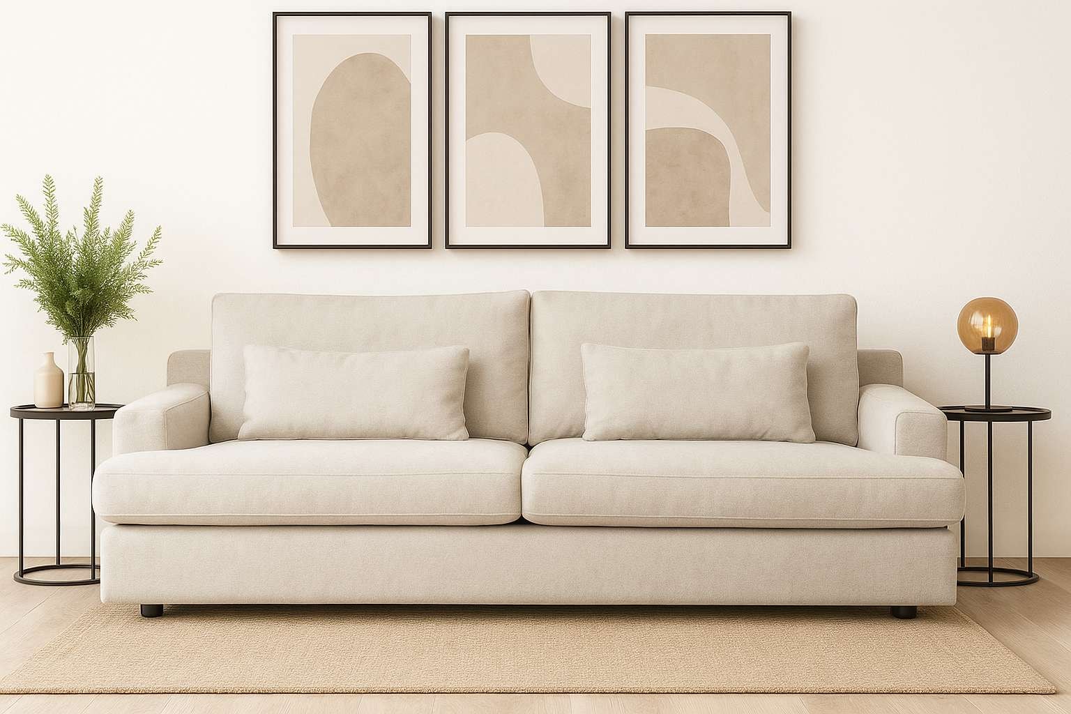 Home affaire Big-Sofa »Evelle 3 Sitzer Maxi« 237 cm, tiefe Sitzfläche, Lounge-Sitzkomfort, Struktur, Breitcord
