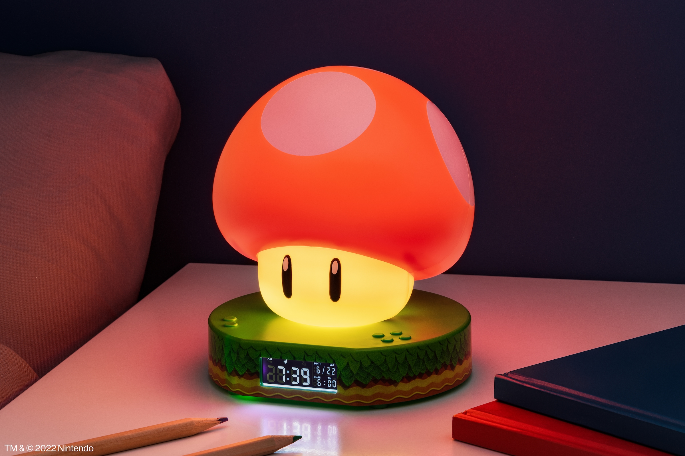 Wecker« Paladone UNIVERSAL Jahre Garantie Pilz 3 XXL »Super ➥ digital Mario | Wecker Mushroom