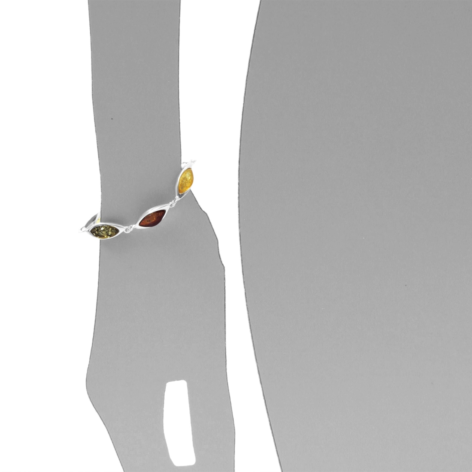 OSTSEE-SCHMUCK Armband »- Tonje - Silber 925/000 - Bernstein«