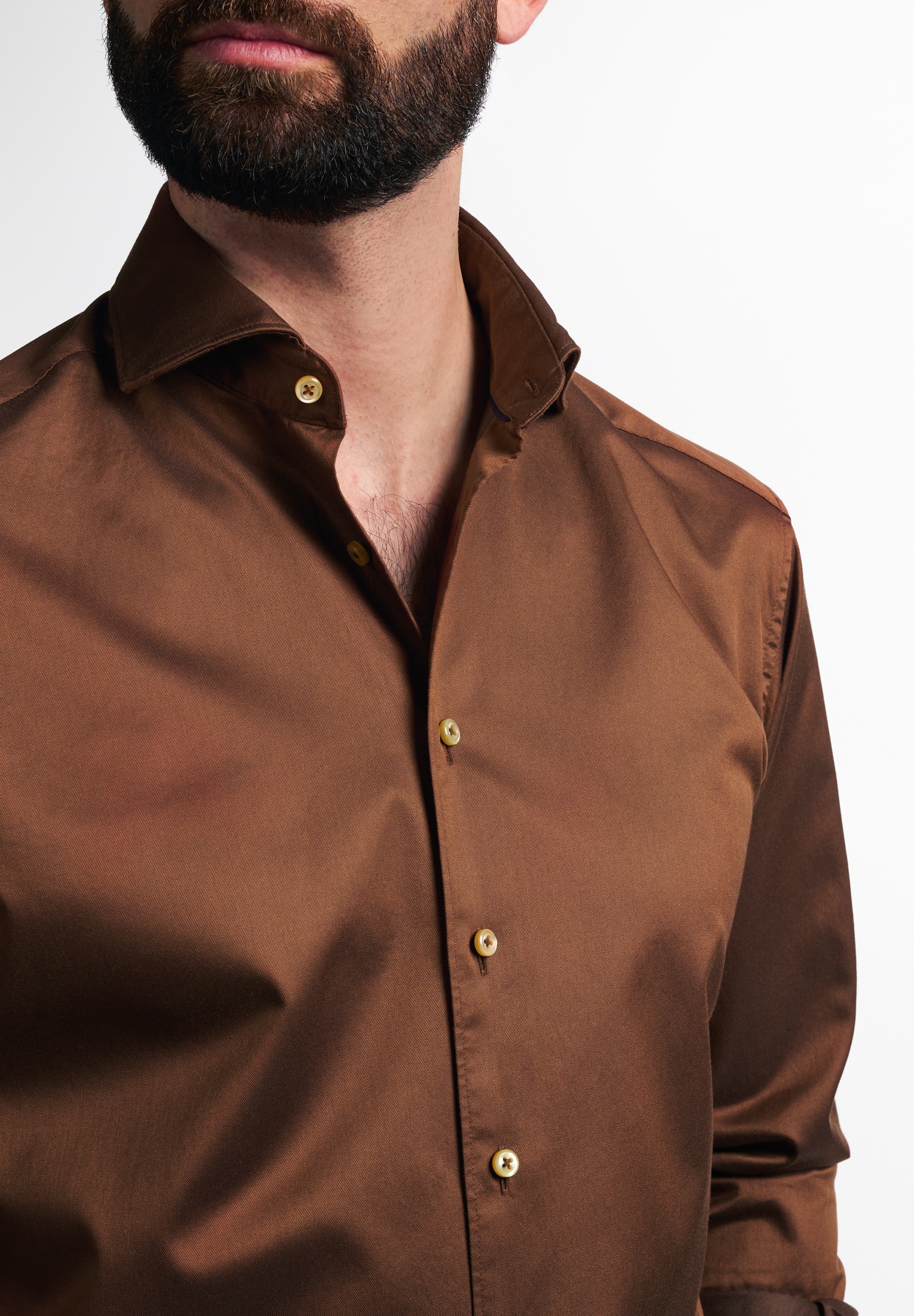 Eterna Langarmhemd »MODERN FIT«, EASY IRON (bügelleicht)