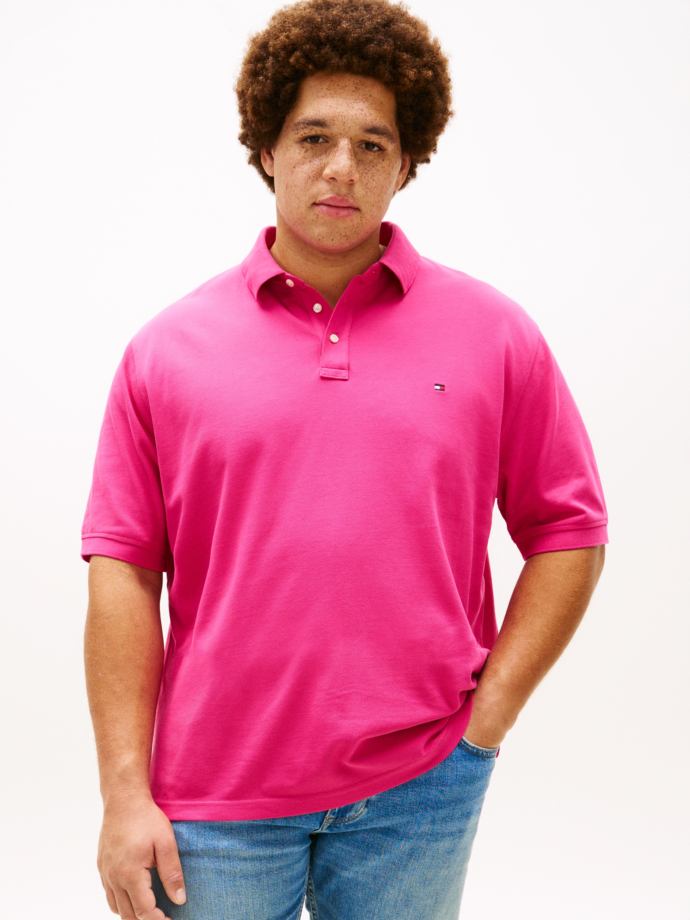 Tommy Hilfiger Big & Tall Poloshirt »1985 - REGULAR« elastisch, Regular Fit für große Größen