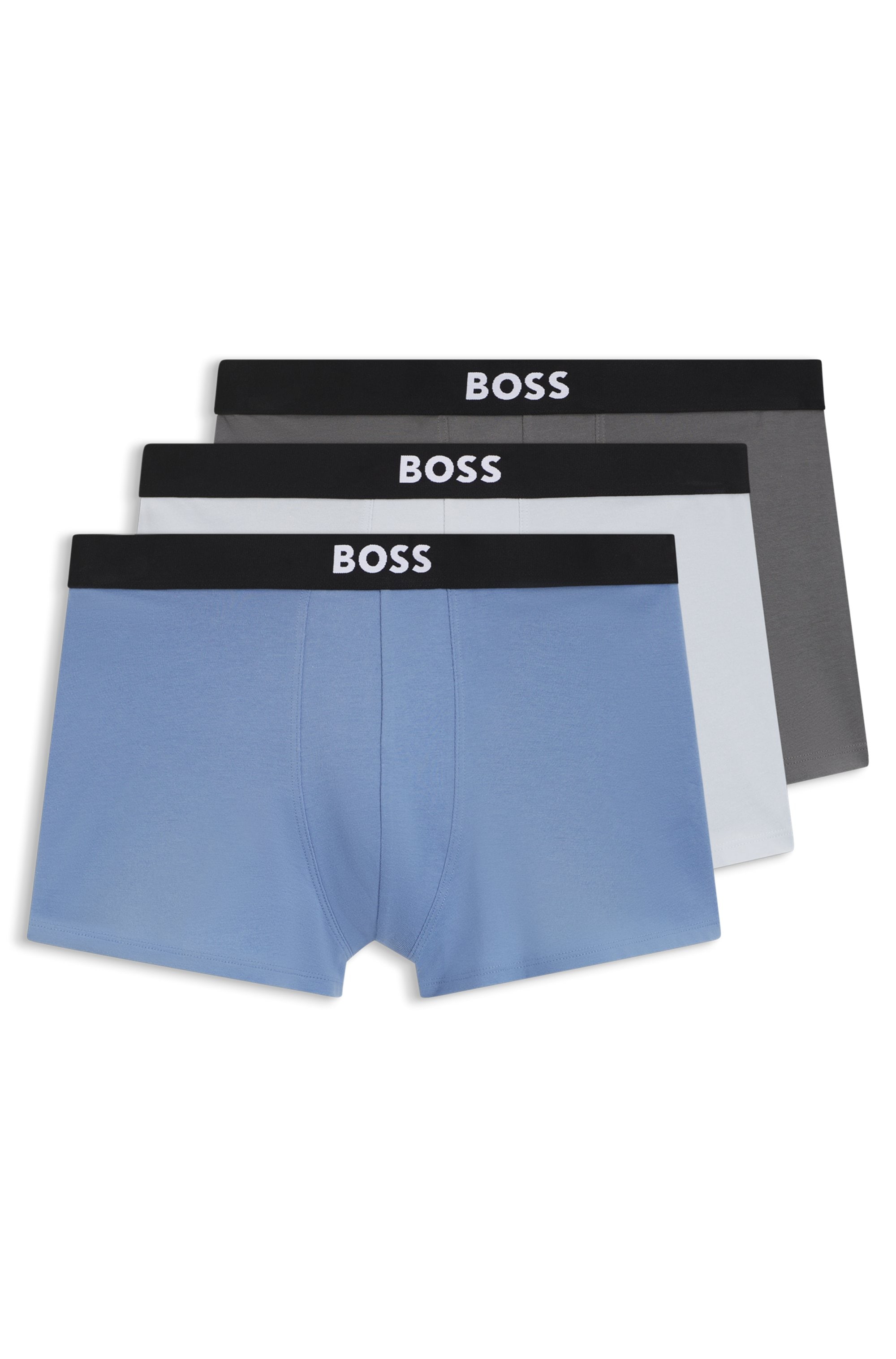 BOSS Trunk »3P Trunk BOSS ONE« mit unifarbenen Bund