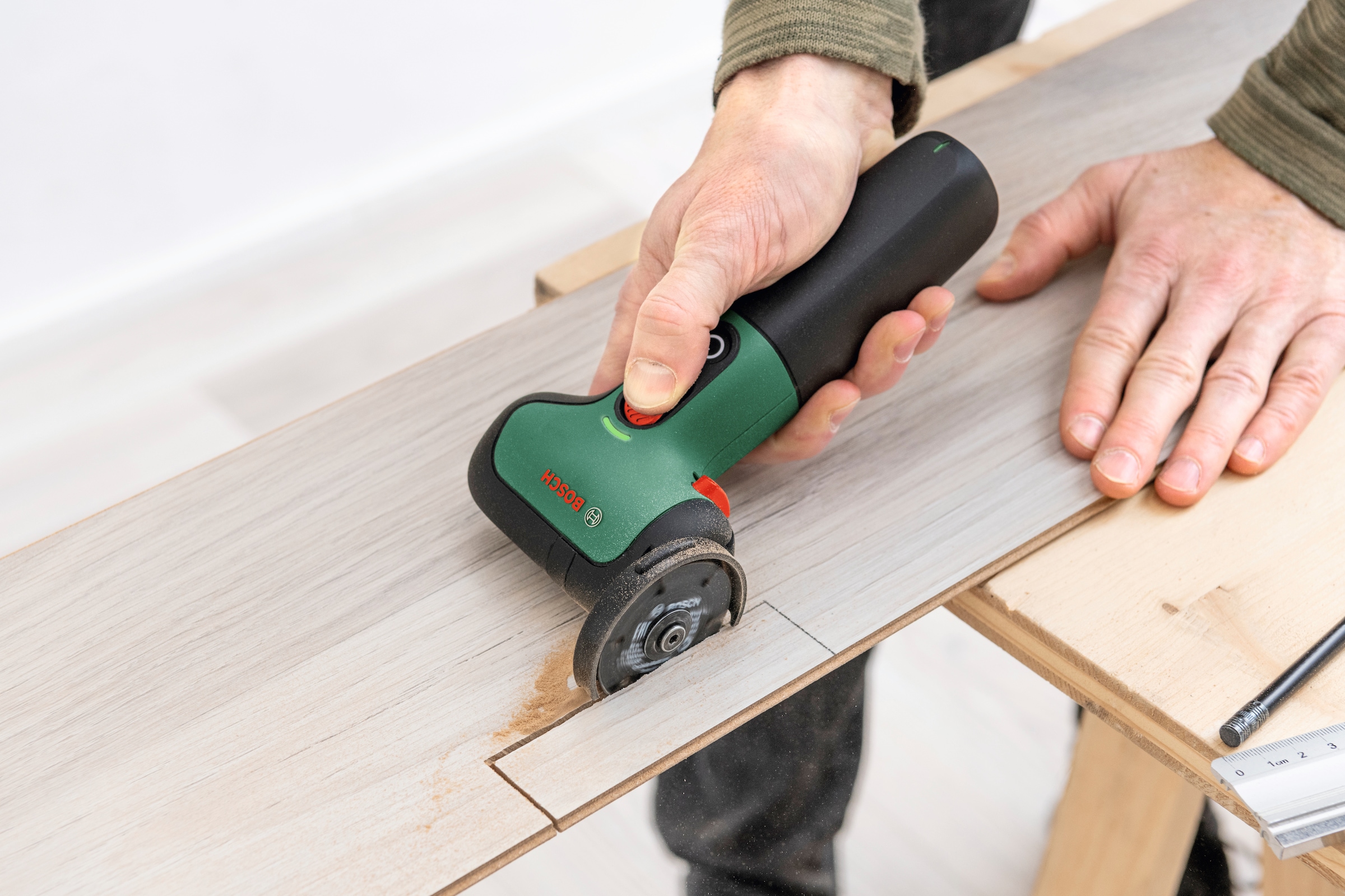 Bosch Home & Garden Trennsäge »Easy Cut & Grind«, (Set), Allround-Trennwerkzeug