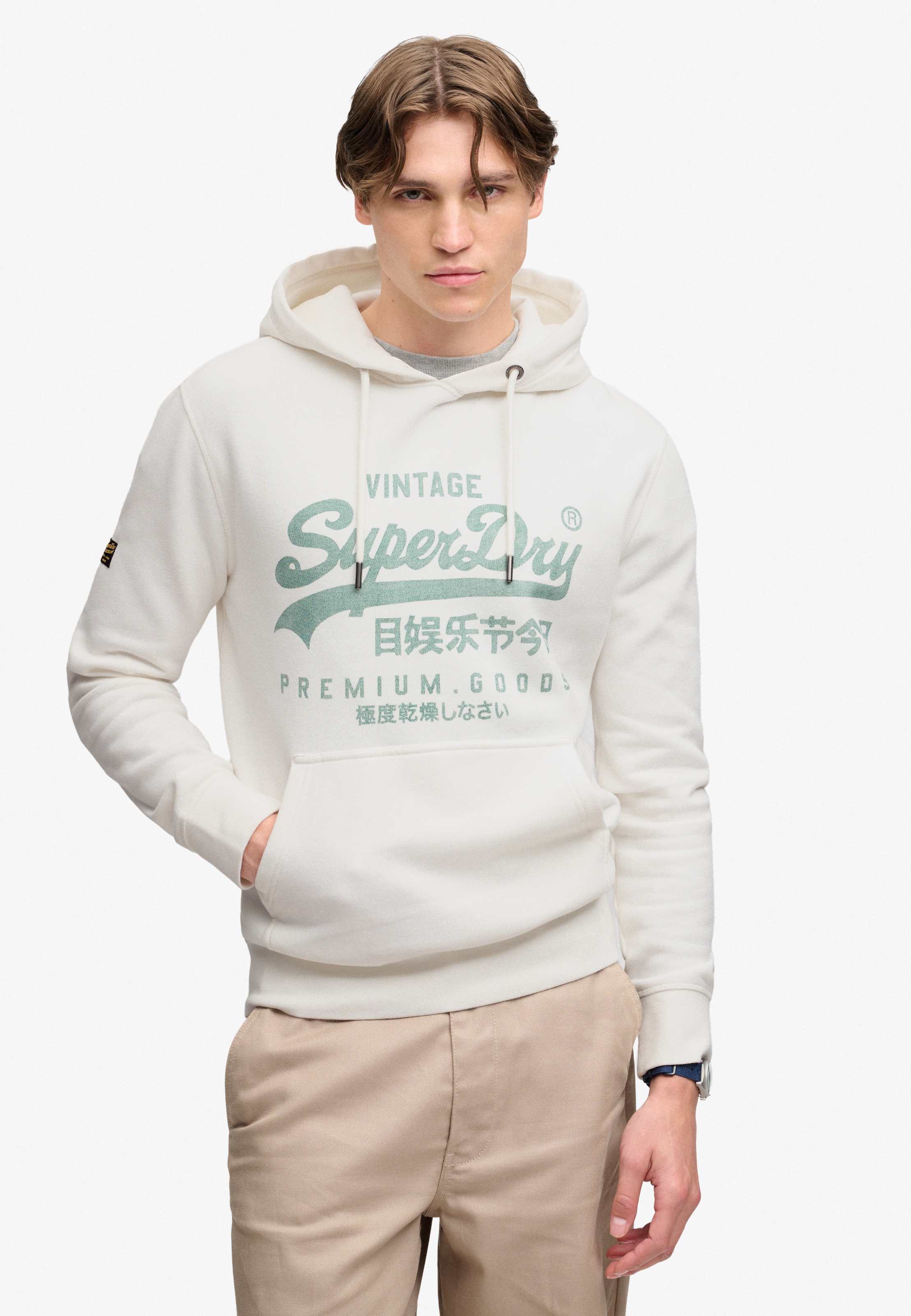Superdry Kapuzensweatshirt »VL CLASSIC HOOD«, Baumwollmischung, relaxed fit
