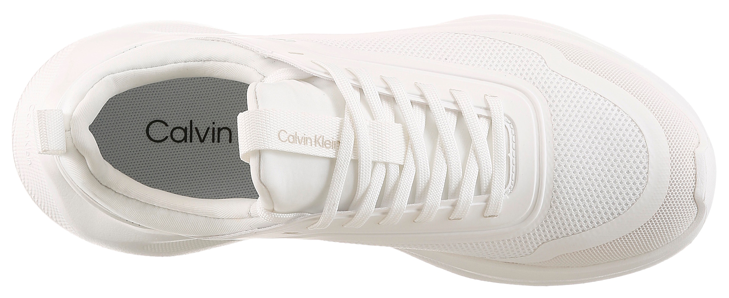 Calvin Klein Slip-On Sneaker »LIGHT RUNNER SOCK MESH LYCRA«  Slipper, Halbschuh, Freizeitsneaker mit Mesh-Einsatz