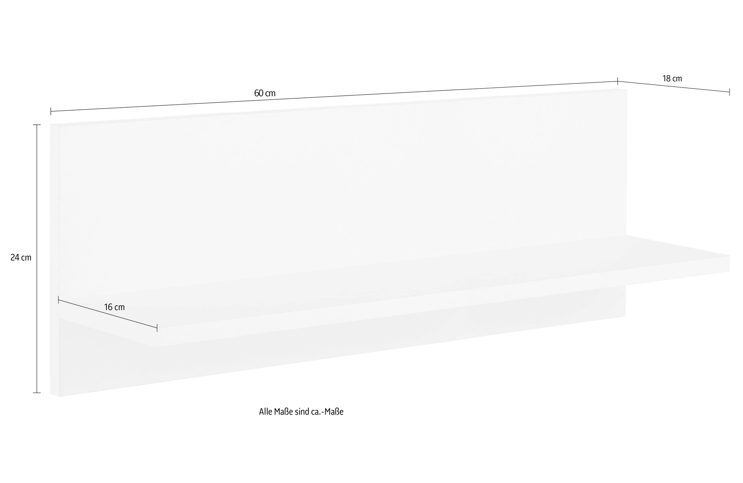 HELD MÖBEL Wandboard »Virginia«, 60 cm breit