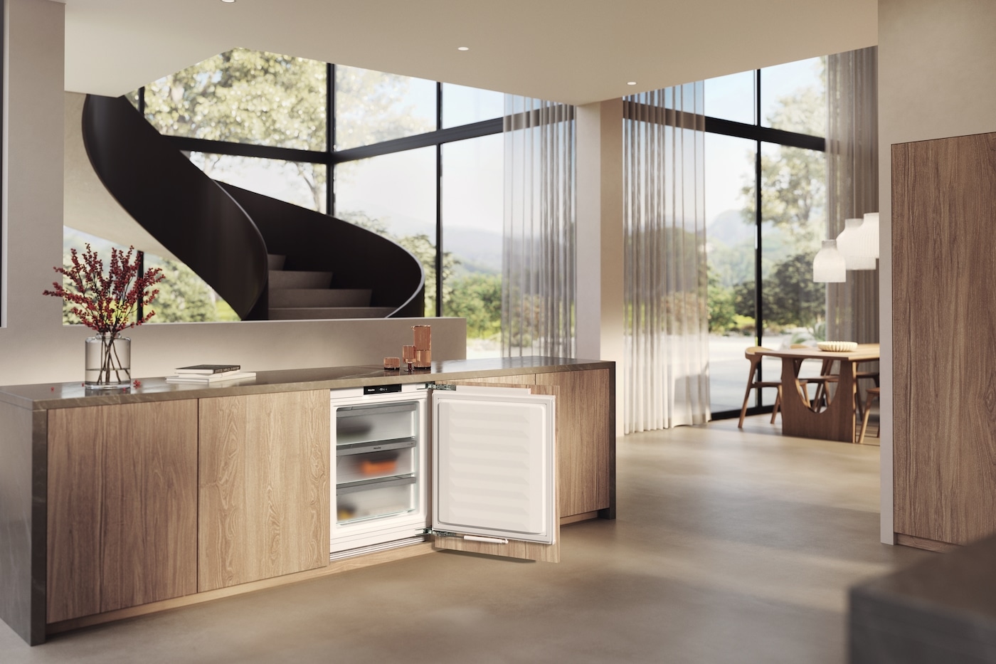 Miele Einbaugefrierschrank »FNUS7040D«, 81,8 cm hoch, 59,7 cm breit