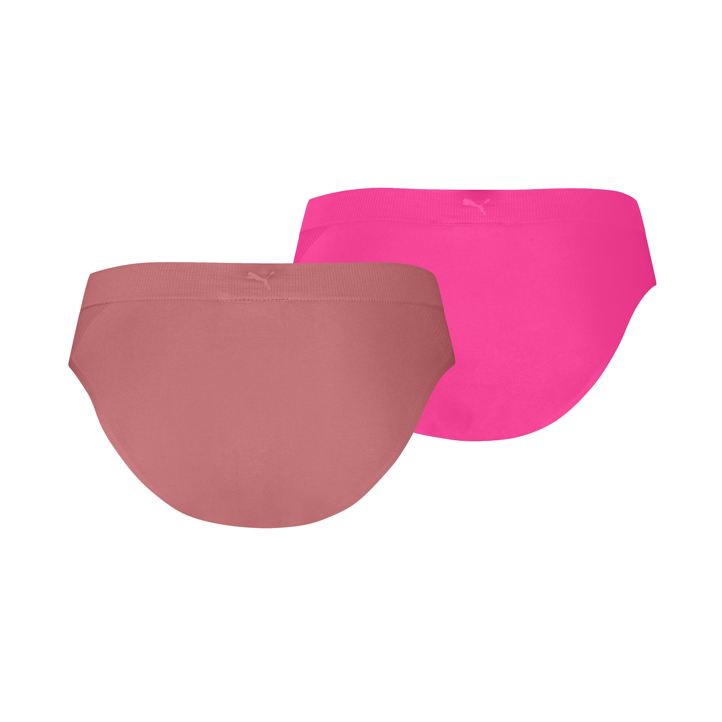 PUMA Slip »PUMA WOMEN 3D KNIT SPORT BRIEFS 2P« nahtlose Ränder für eine unsichtbare Passform