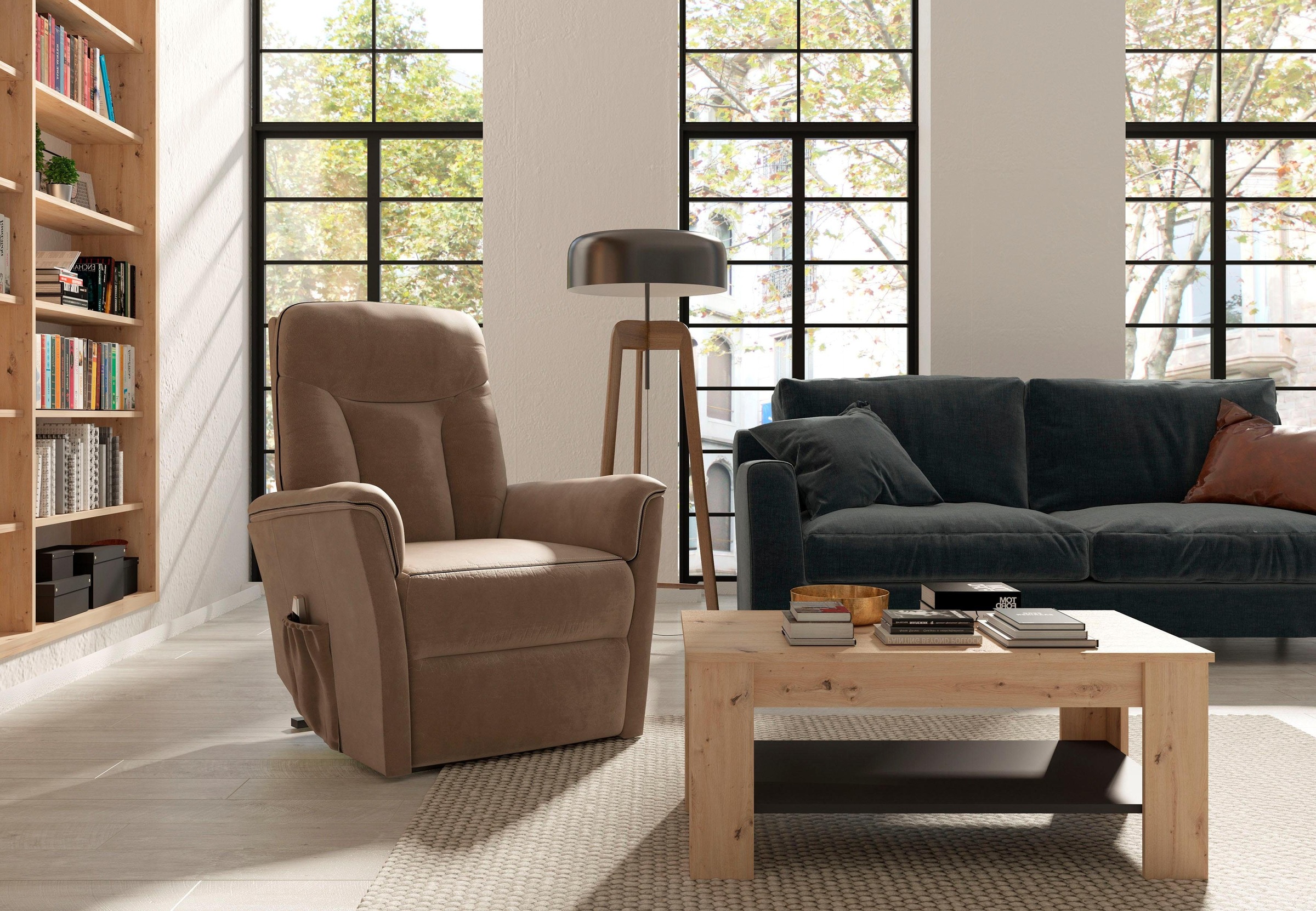 Homexperts Couchtisch »Zabona«, mit Ablageboden
