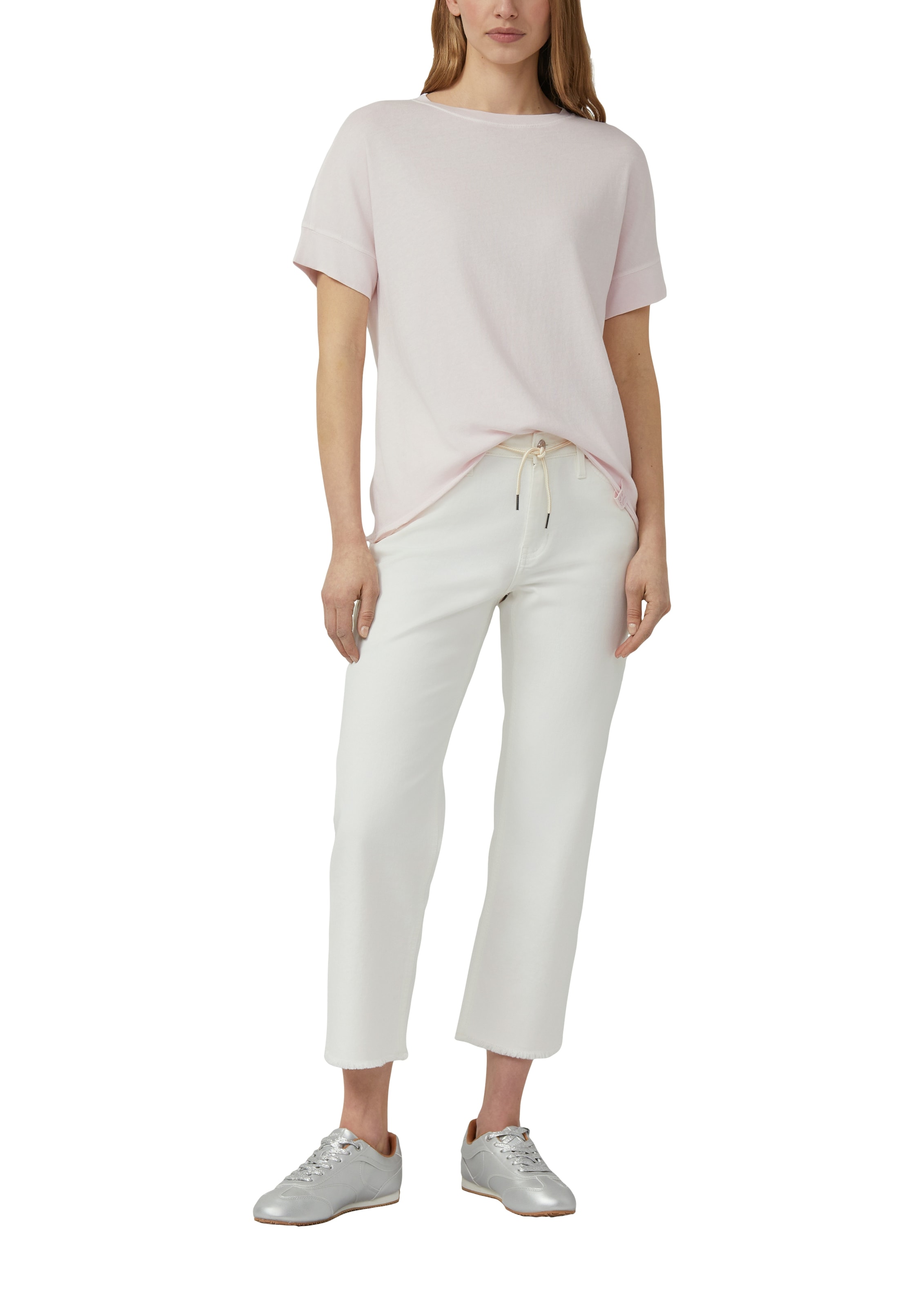 s.Oliver T-Shirt mit offenem Saum