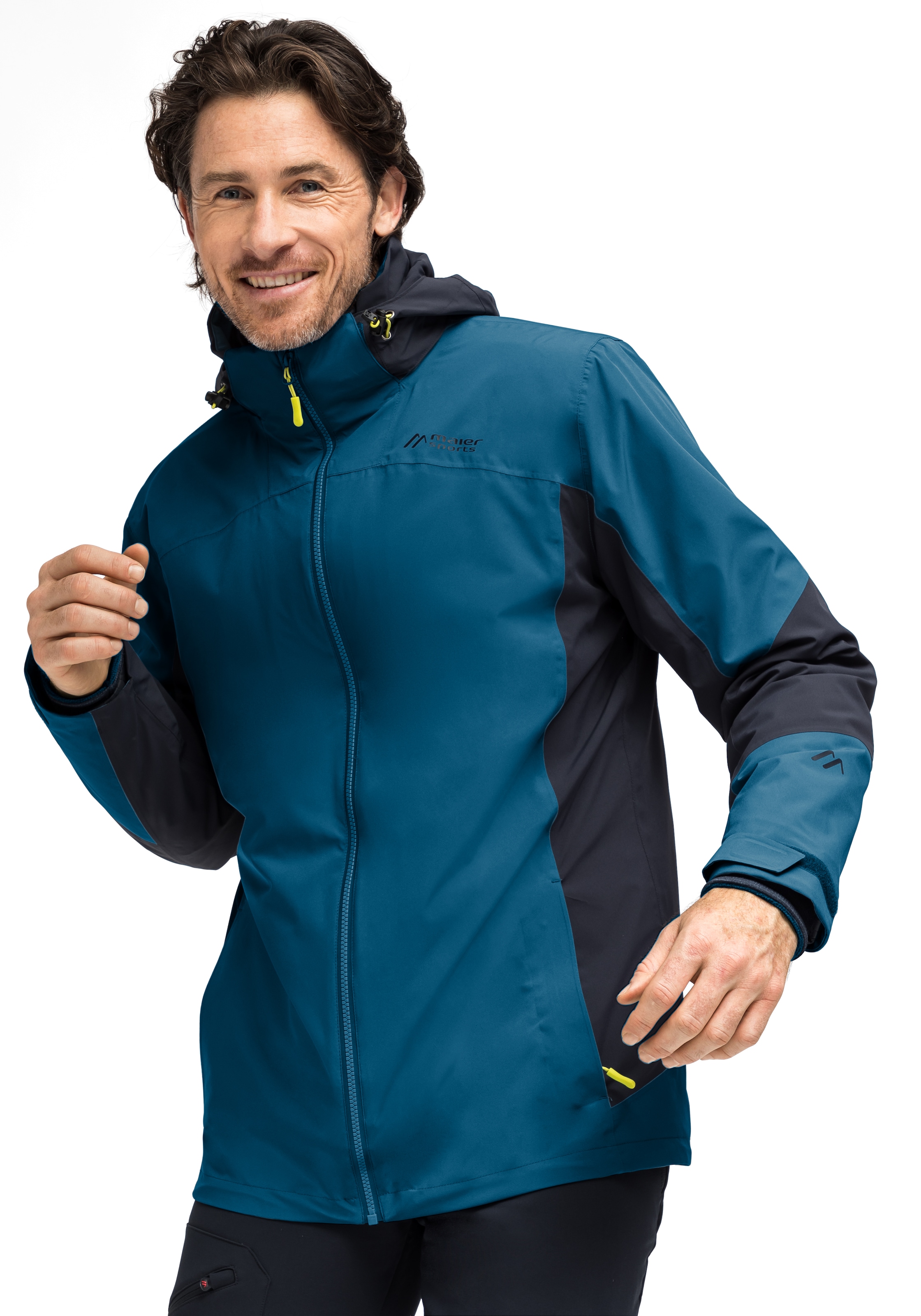Maier Sports 3-in-1-Funktionsjacke »Ribut M« funktionale Doppel-Jacke für Wanderungen und Ausflüge