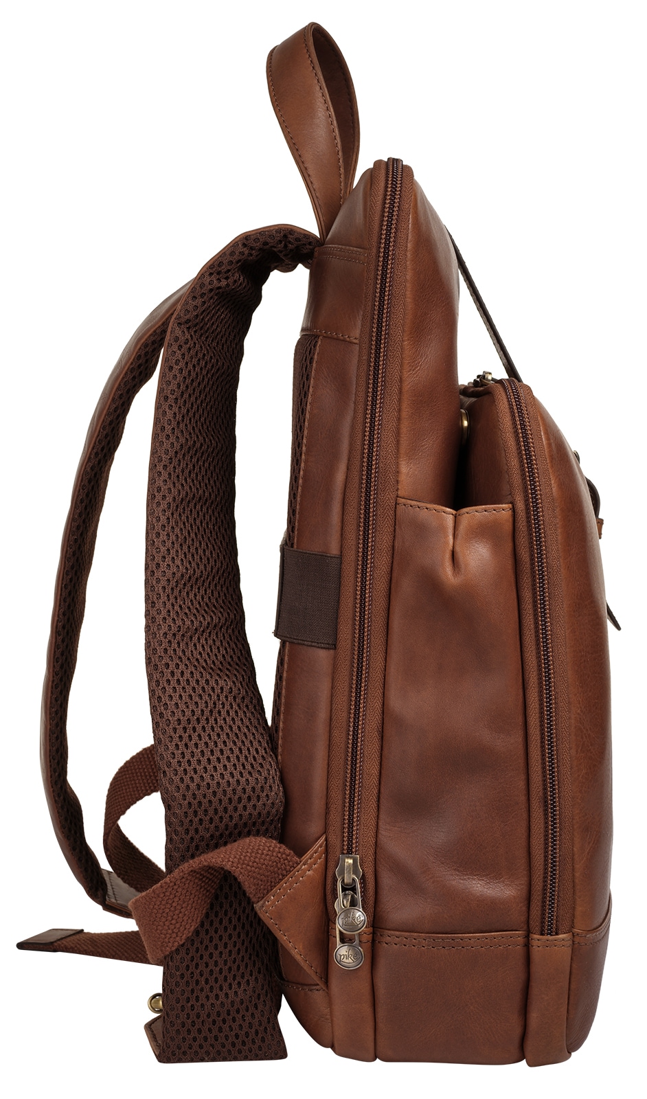 Piké Laptoprucksack echt Leder