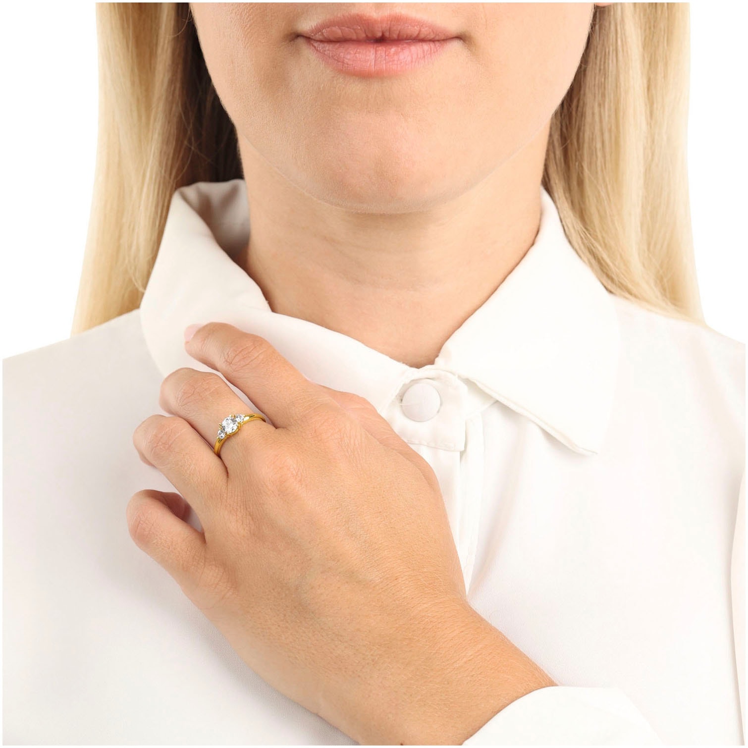 Amor Fingerring »2037419/-20/-21/-22«, mit Zirkonia (synth.)