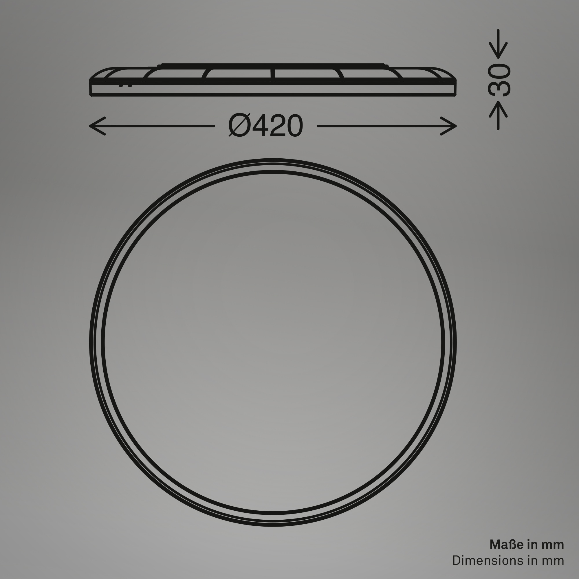 Briloner Leuchten LED Panel »TARA 7694016«