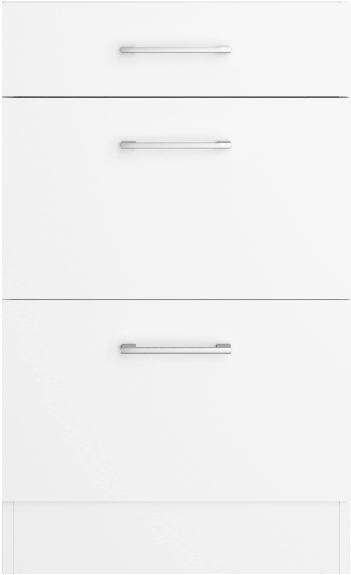 KOCHSTATION Unterschrank »KS-Milan«, HELD Möbel, Auszugschrank 50 cm, matte oder hochglänzende Fronten