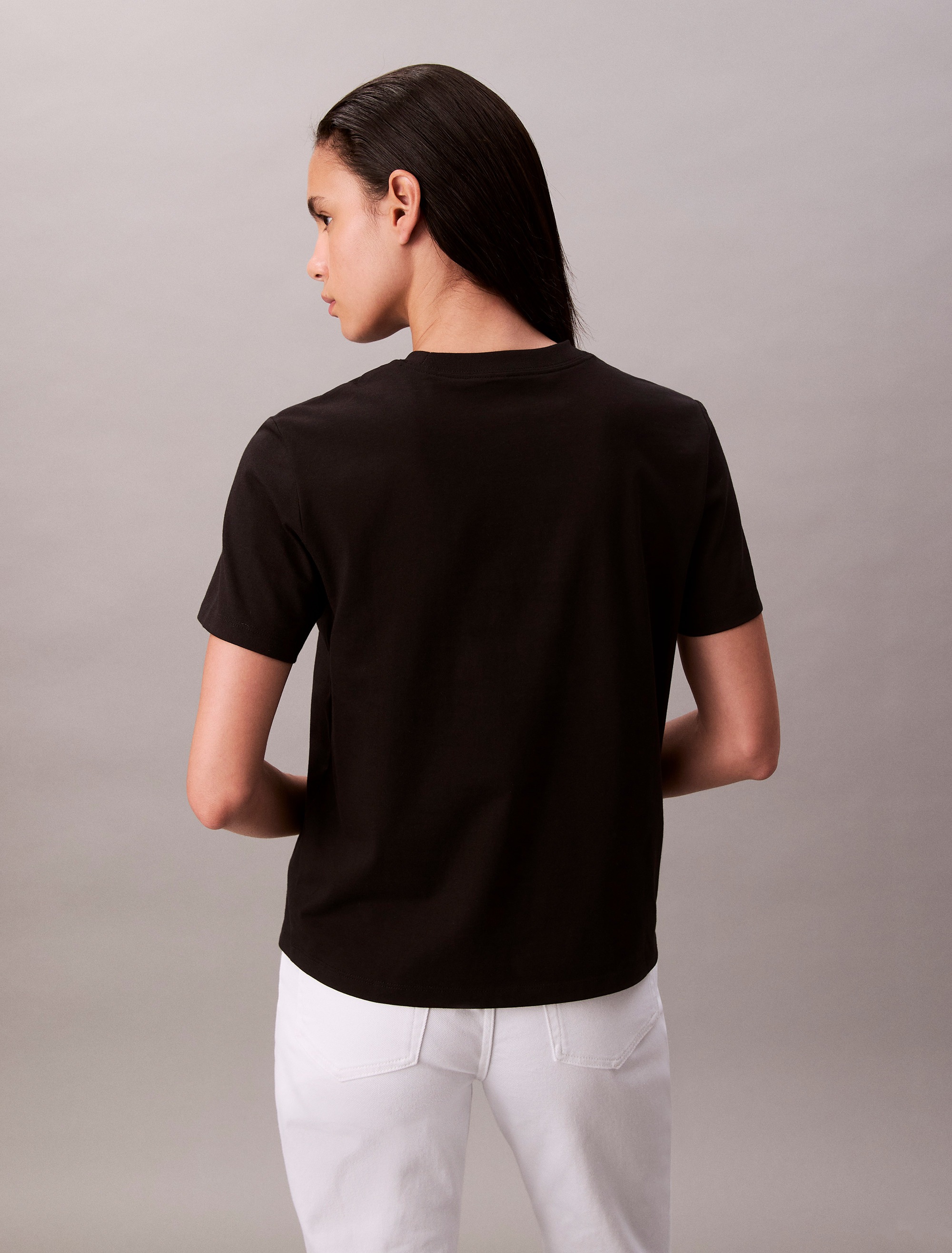 Calvin Klein Jeans T-Shirt »HERO SS CLASSIC MONOLOGO CNECK T«, mit großem CK-Print