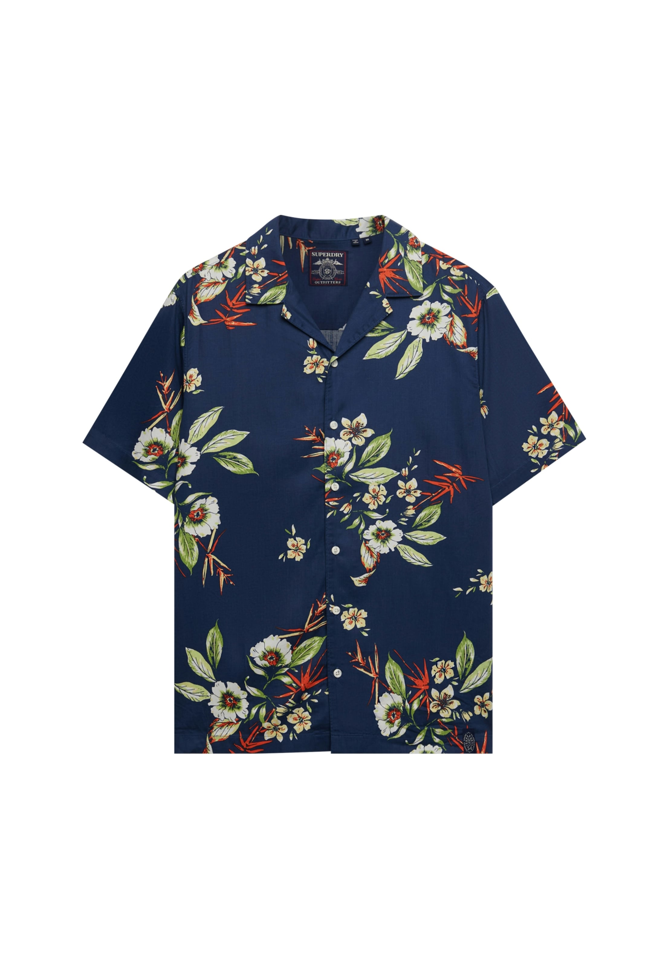 Superdry Hawaiihemd »HAWAIIAN PRINT S/S SHIRT« mit sommerlich coolem Hawaii-Blumen-Print