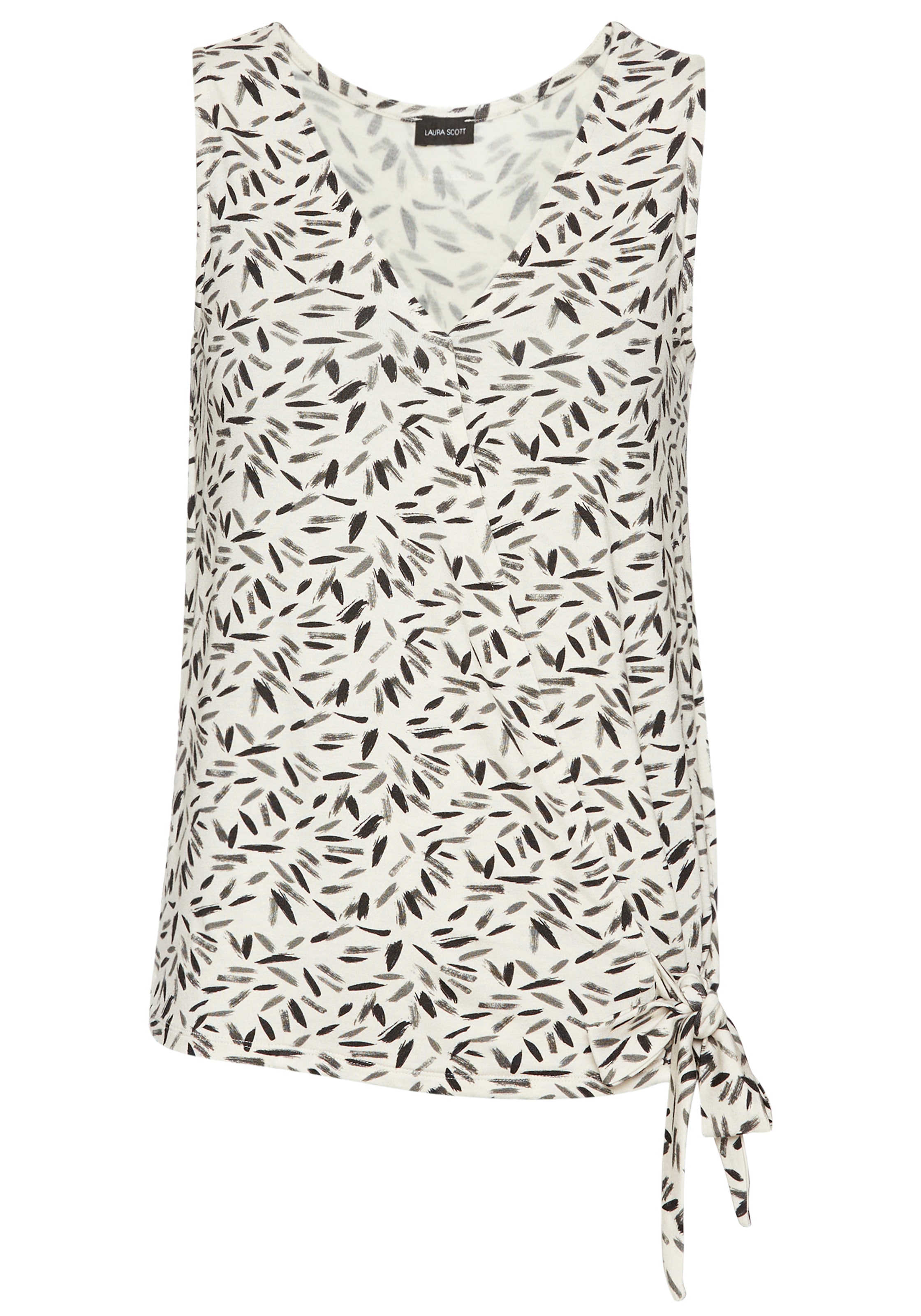 Laura Scott Tanktop, im femininen Stil mit V-Ausschnitt & Schleife - NEUE KOLLEKTION