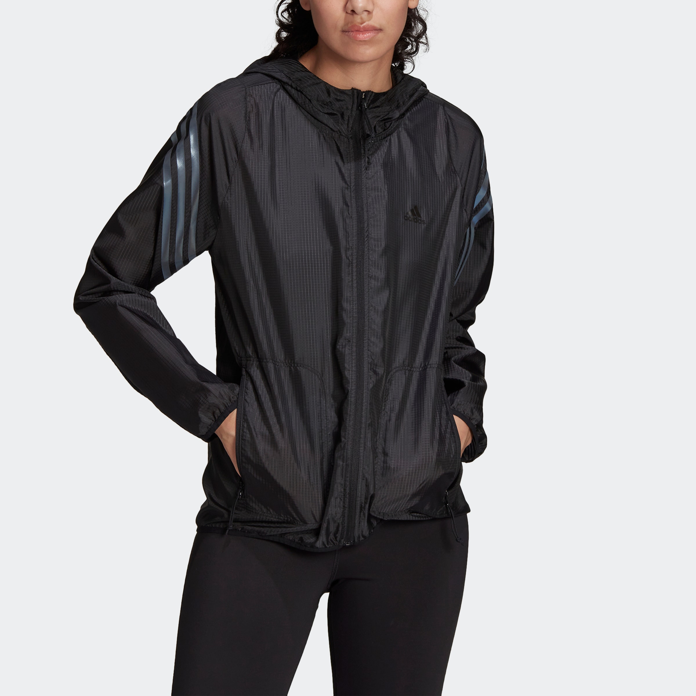 adidas Performance Laufjacke »RUN ICONS 3STREIFEN HOODED RUNNING WINDBREAKER« kaufen
