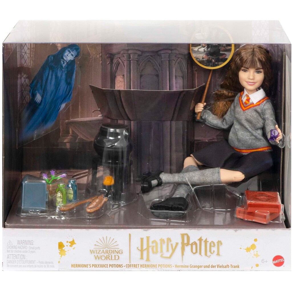 Mattel® Anziehpuppe »Harry Potter, Hermine Granger«, (Set), mit Vielsaft-Trank Zubehör
