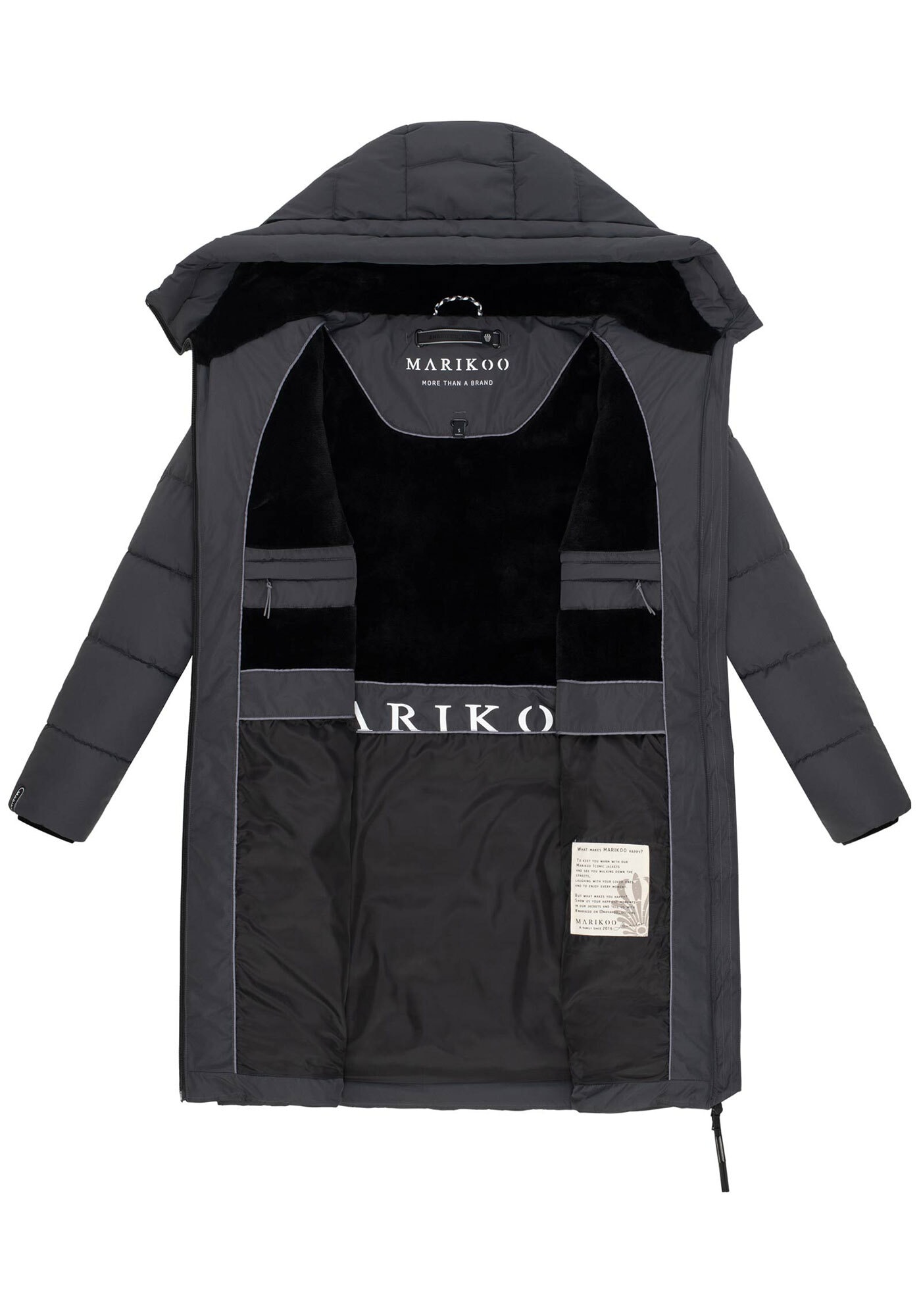 Marikoo Winterjacke »Marikoo Natsukoo Damen Winter Steppjacke lang B978«