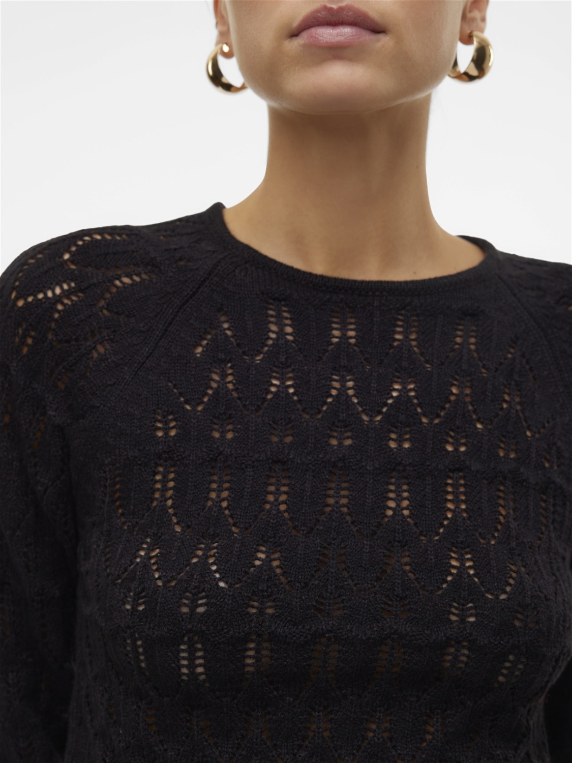 Vero Moda Strickpullover »VMNEWFABIENNE LS O-NECK PULLOVER NOOS«
