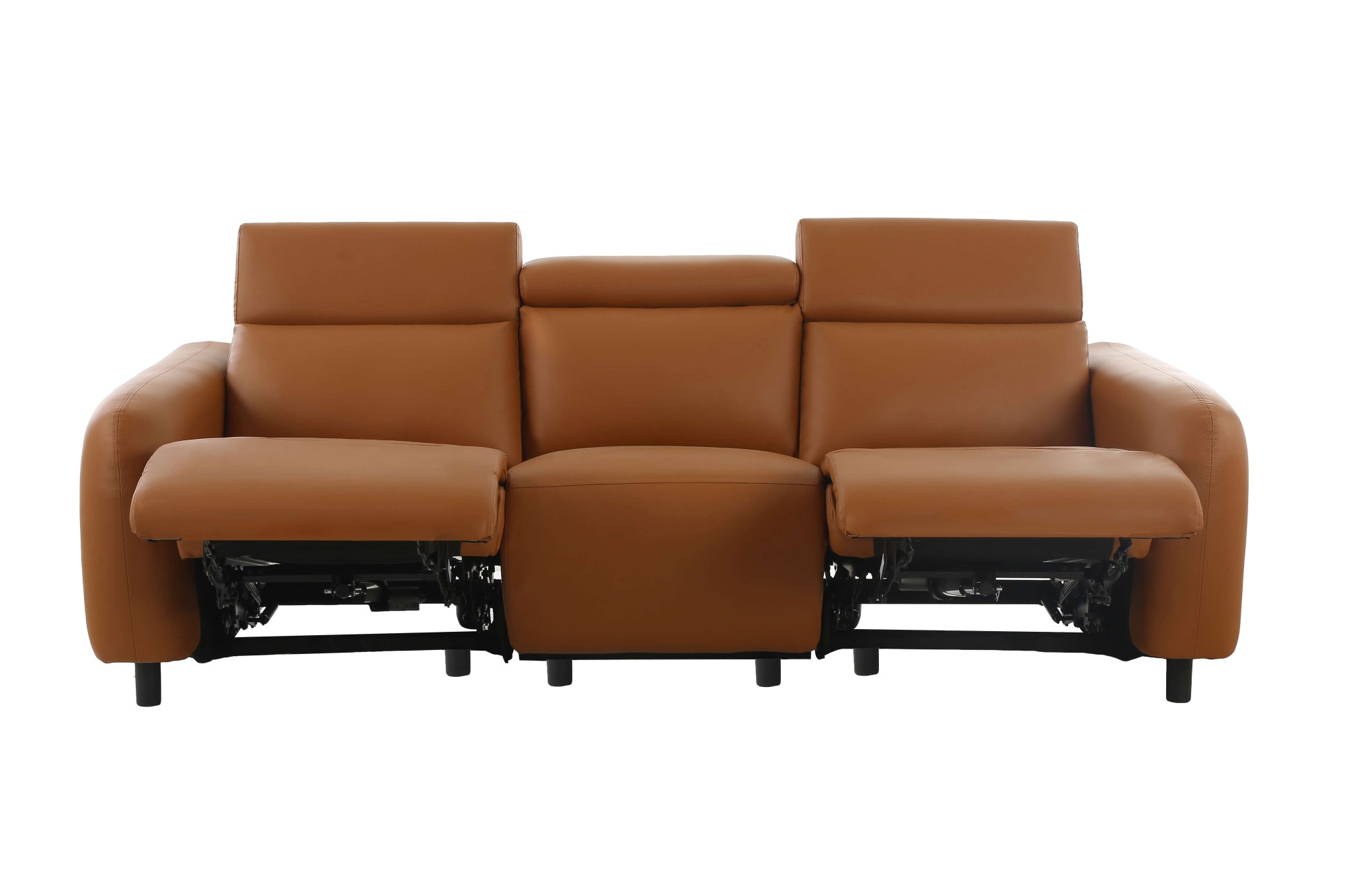 Home affaire 3-Sitzer »SKAANE Kunstleder, Sofa mit manueller-u. elektrischer Relaxfunktion«, Relax-Funktion in 2 Sitzen, Kopfteilverstellung, Federkernpolsterung