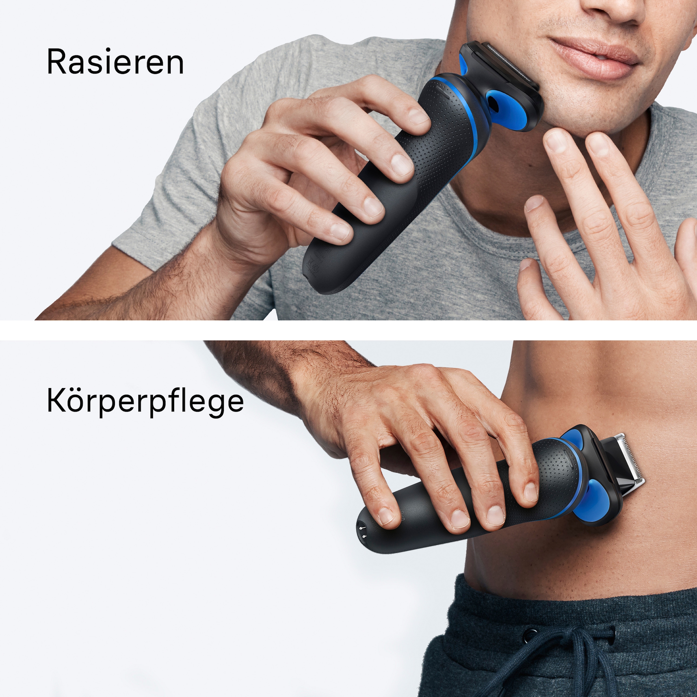 Braun Elektrorasierer »Series 5 52-B1600s«, 1 St. Aufsätze, 100% wasserdicht, Körperpflege-Aufsatz, Bis zu 50 Min, Made in Germany