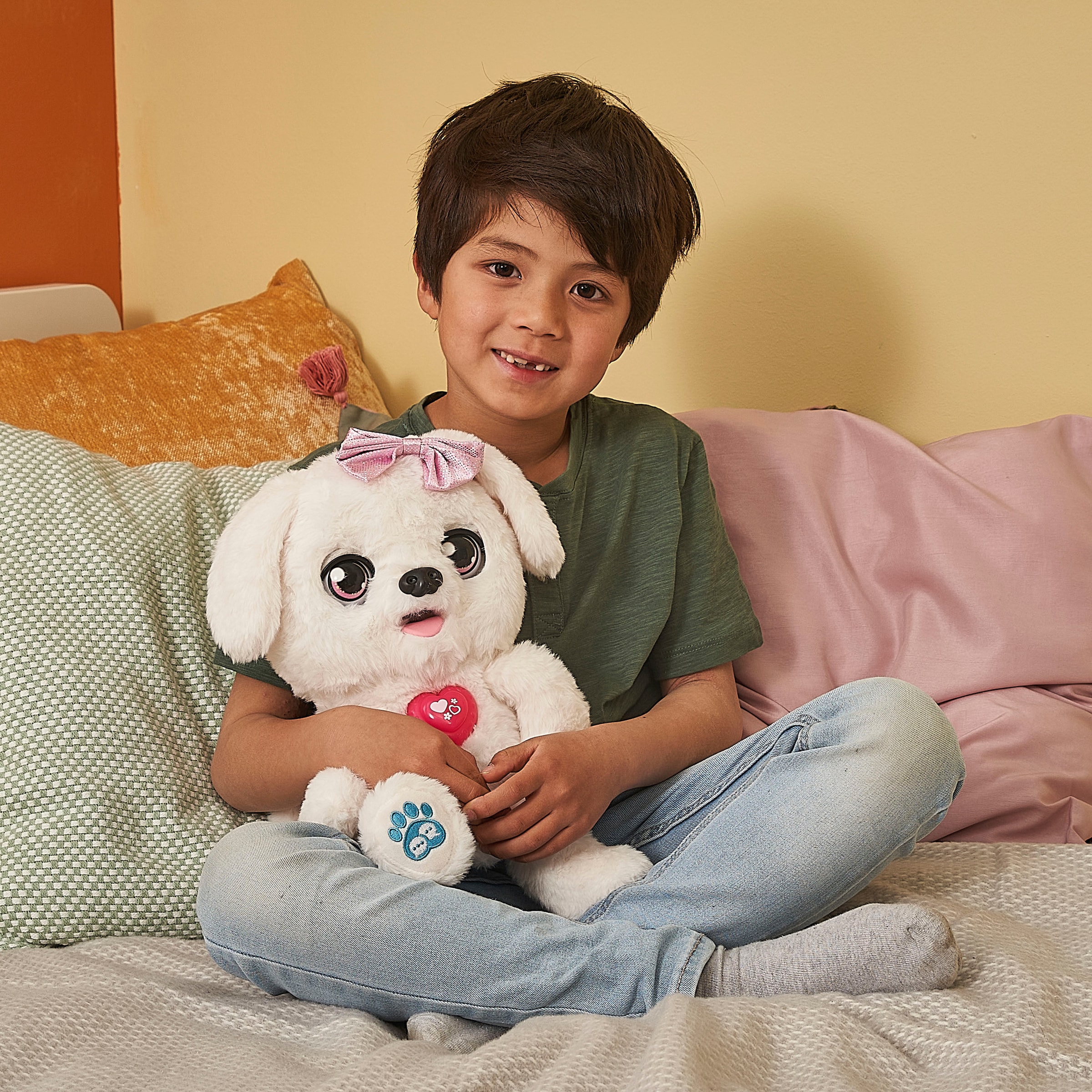 Vtech® Plüschfigur »KidiFriends Schlecki, das Kuschel-Hündchen«, mit Licht- und Soundeffekten