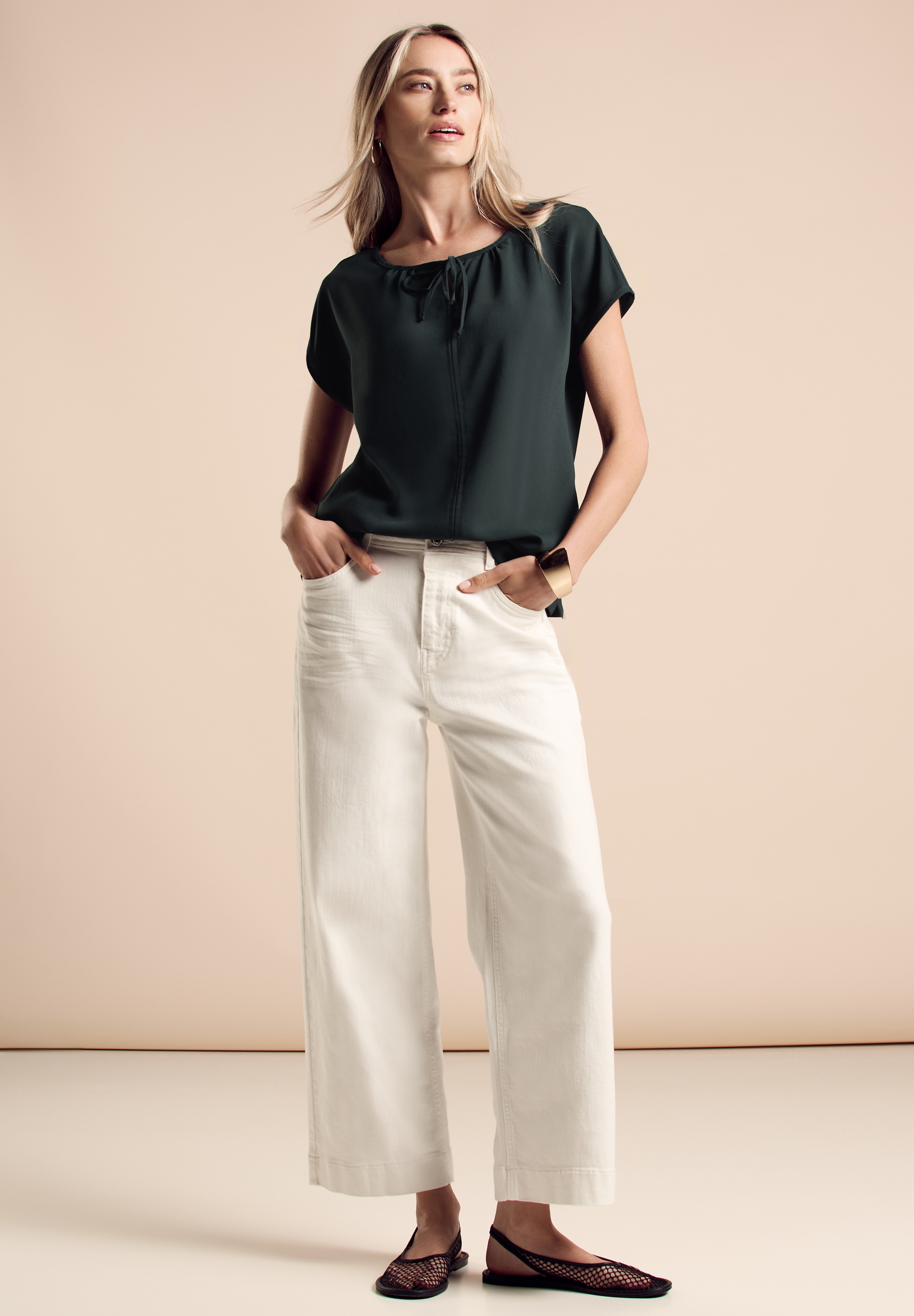 STREET ONE Shirttop mit Bändern