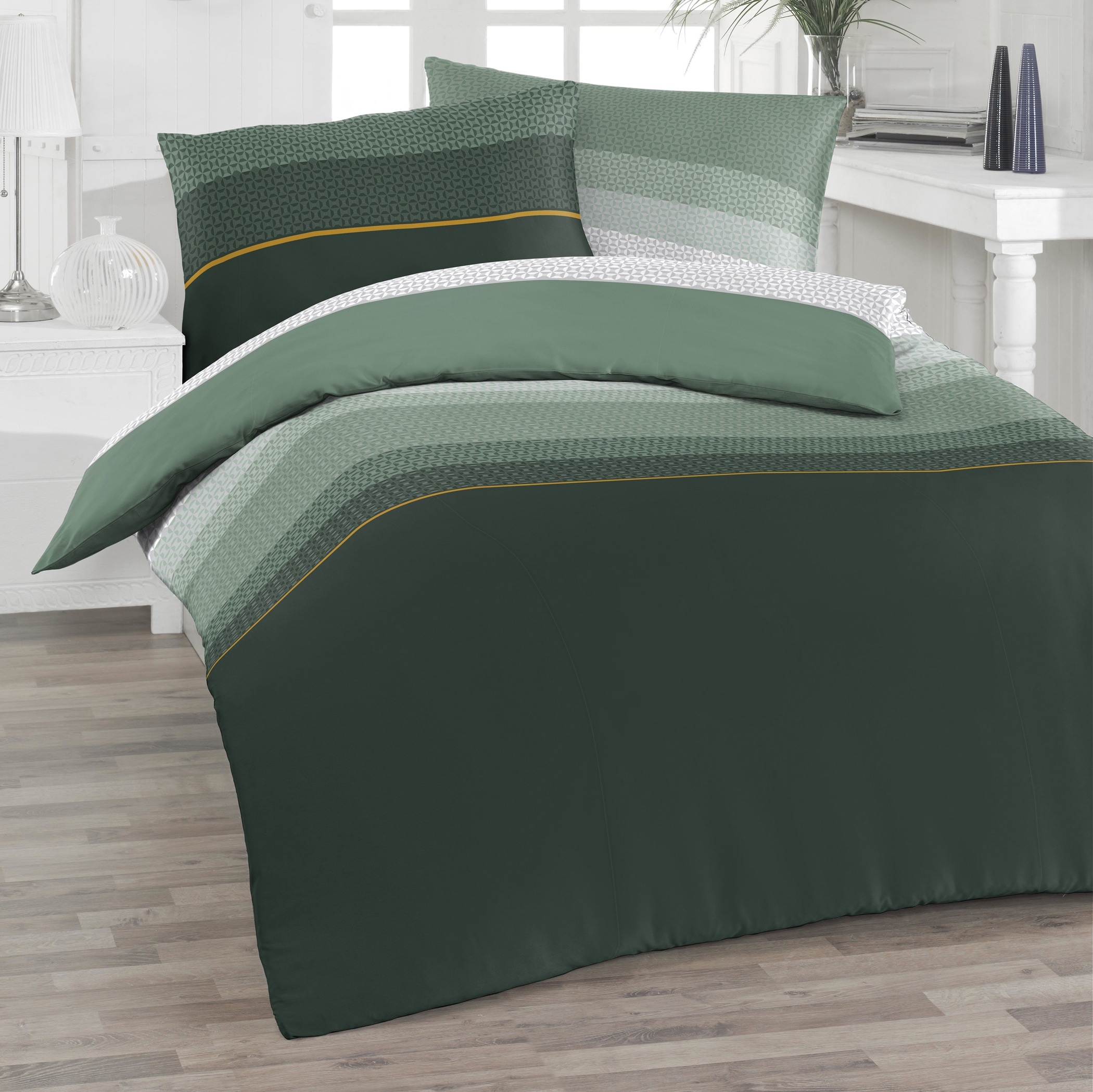 Florella Bettwäsche »Adrian pfau Edel-Satin,  100% Baumwolle«