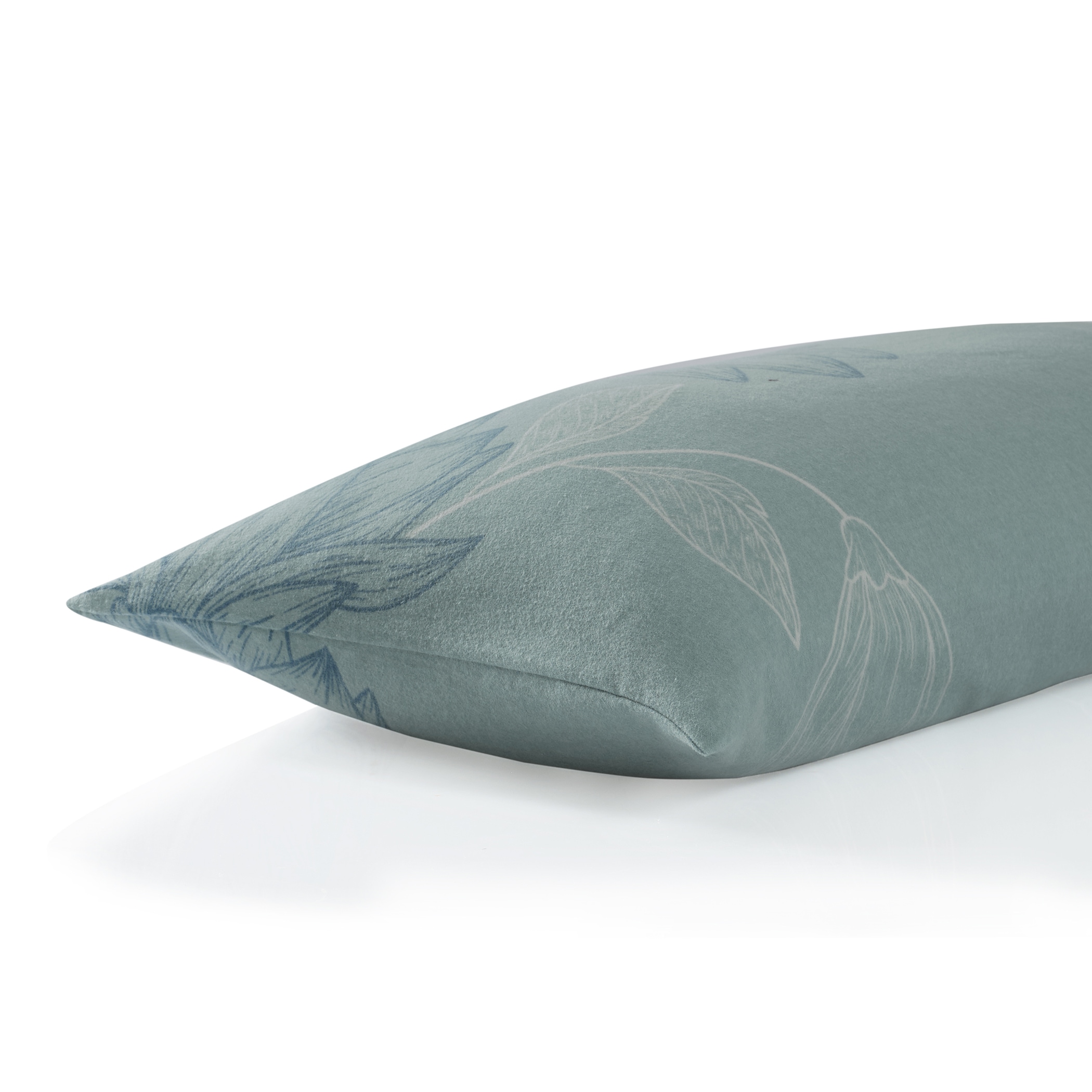 Florella Bettwäsche »»Metza petrol « Flausch-Flanell,  100% Baumwolle«