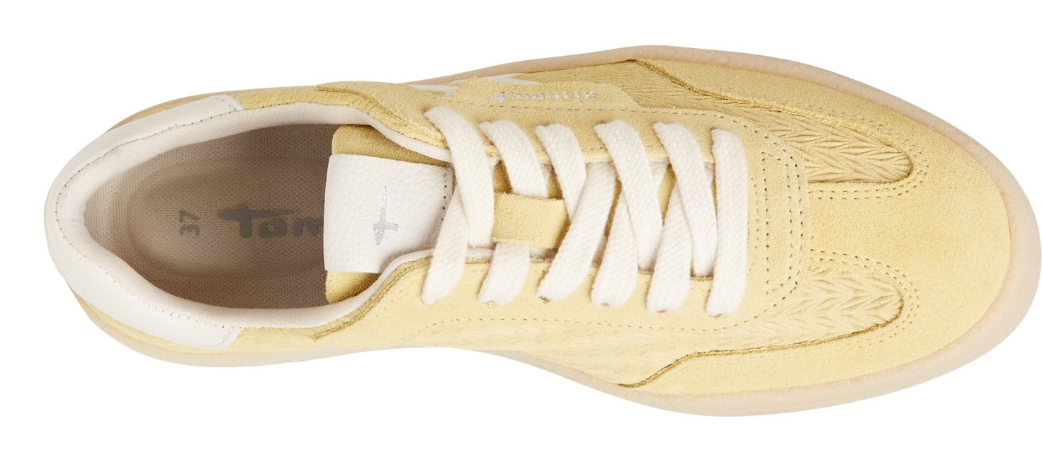 Tamaris Plateausneaker  Freizeitschuh, Halbschuh, Schnürschuh im Retro-Look