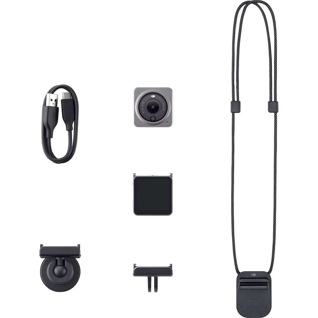 DJI Action Cam »DJI Action 2 Dual-Screen Combo«, 4K Ultra HD, Bluetooth-WLAN (Wi-Fi)