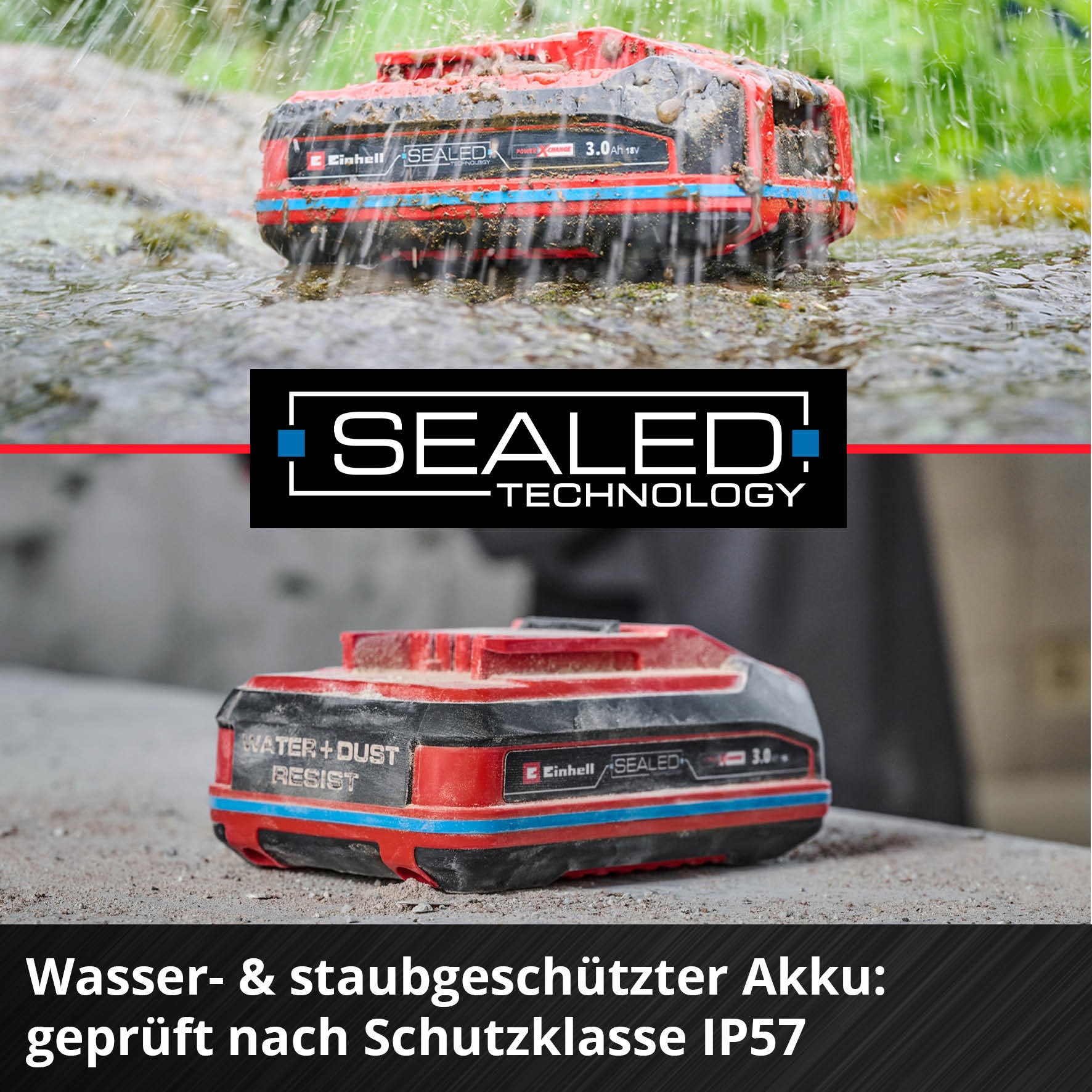 Einhell Akku »PXC+ 18V 3,0Ah SEALED«, 3000 mAh, 18,0 V
