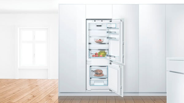 BOSCH Einbaukühlgefrierkombination 6 "KIS77ADD0" 157,8 cm hoch 55,8 cm breit Lebensmittel bleiben länger frisch dank VitaFresh