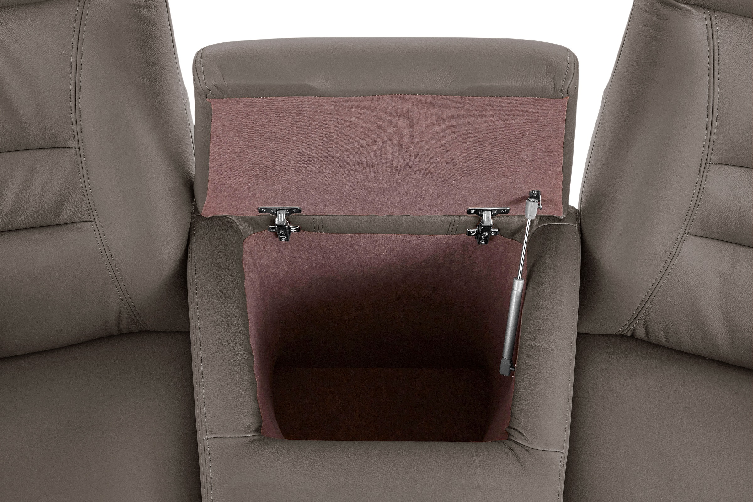 exxpo - sofa fashion 2,5-Sitzer »Ascoli, Kinosofa mit hohem Sitzkomfort, bequeme Armlehnen«, inkl. Relaxfunktion, mit Ablage und Staufach, hohe Rückenlehne